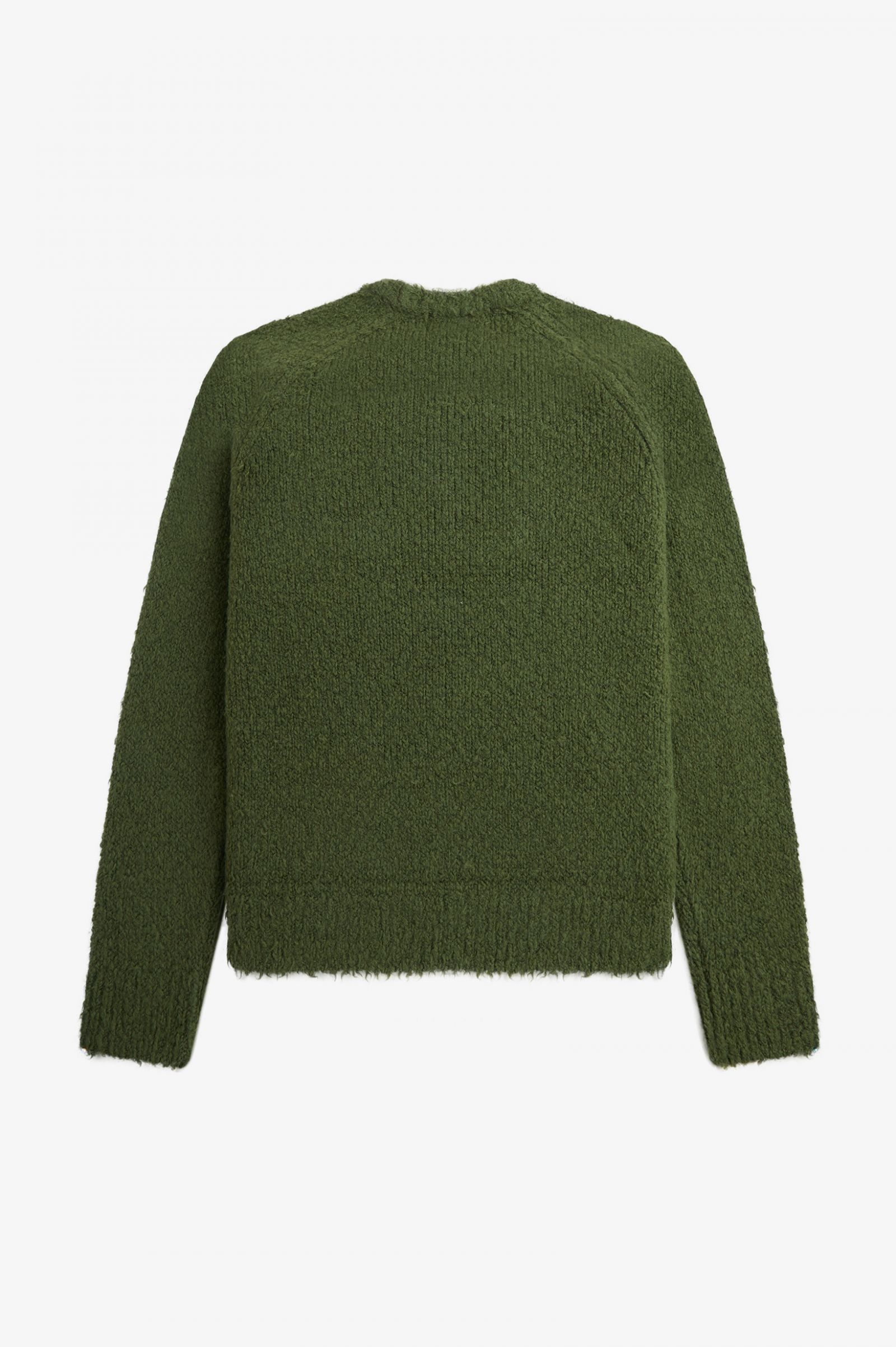 Raf SimonsTextured Knitted Jumper Chive 7038641