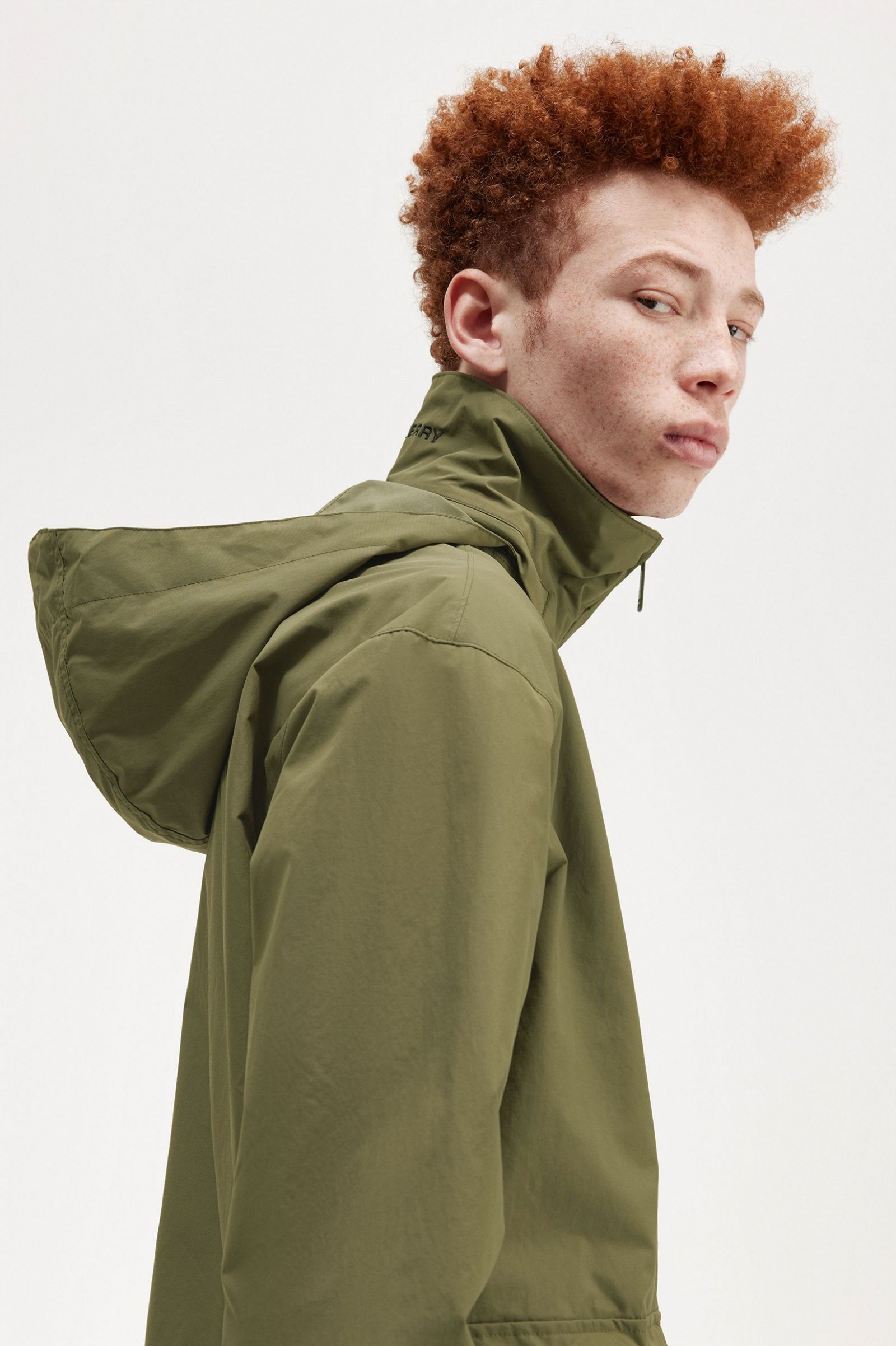 Patch Pocket Zip Through Jacket Uniform Green 7038279