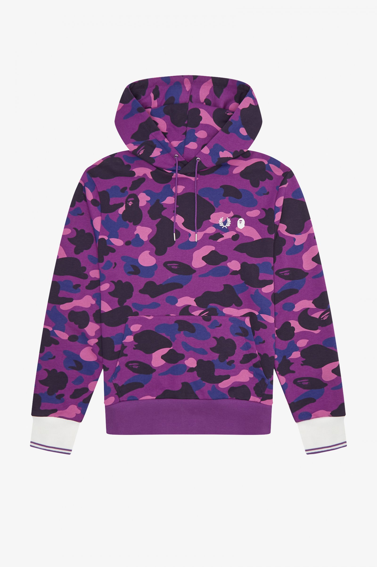 A Bathing Ape?Camouflage Hooded Sweatshirt Black 7038239