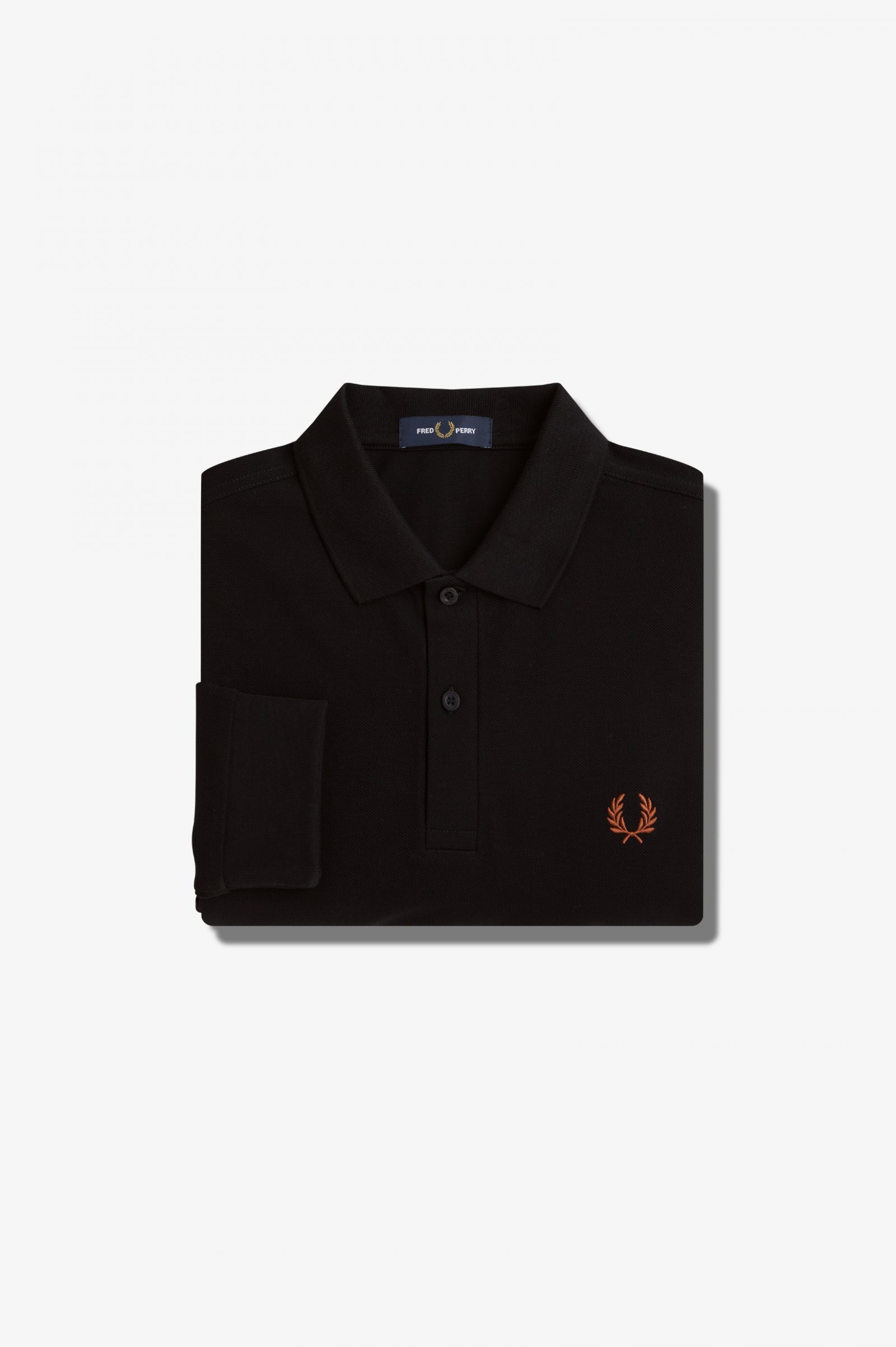 The Fred Perry ShirtM6006 Black / Whisky Brown 7038466