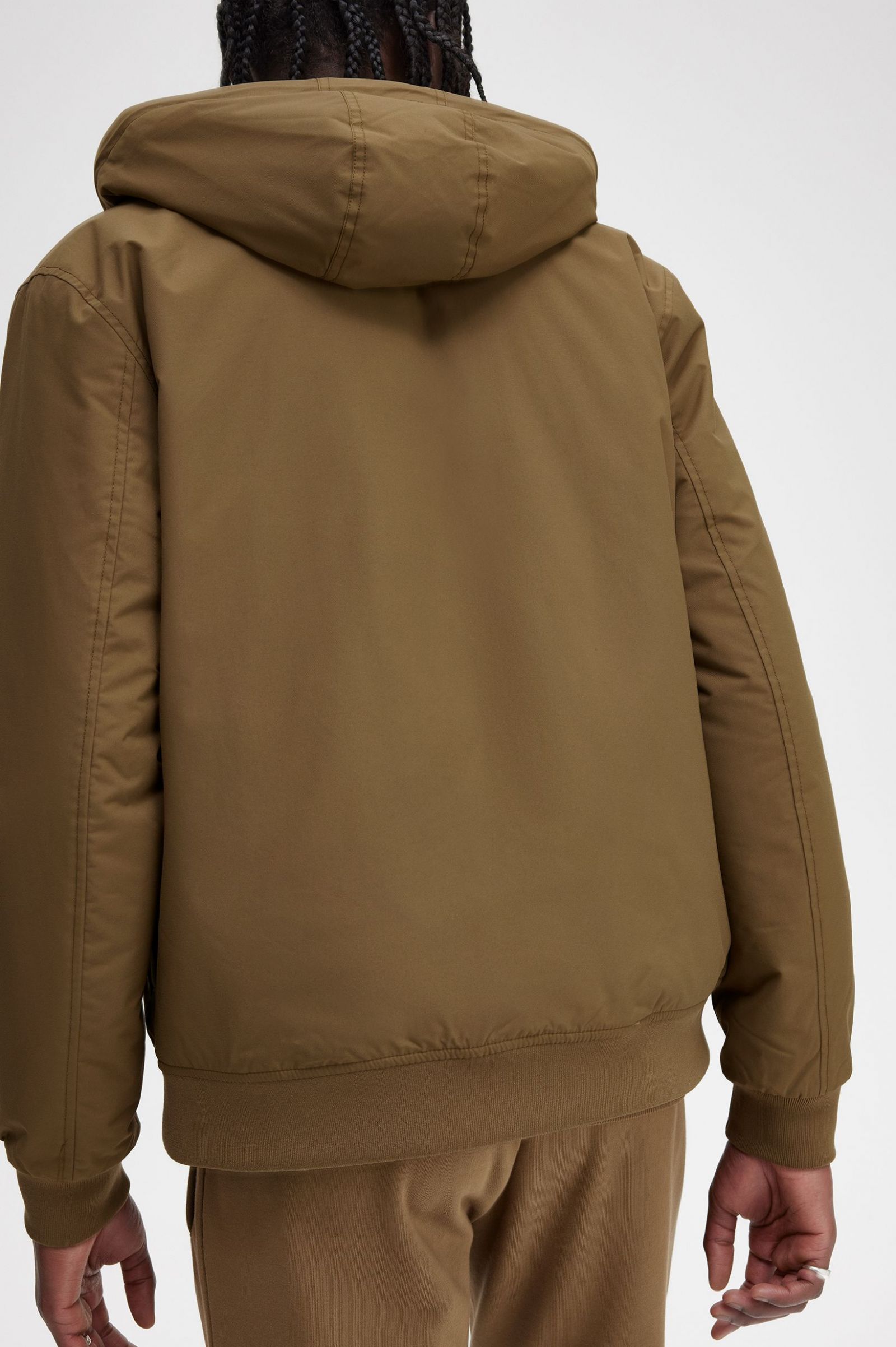 Padded Hooded Brentham Jacket Shaded Stone 7038821