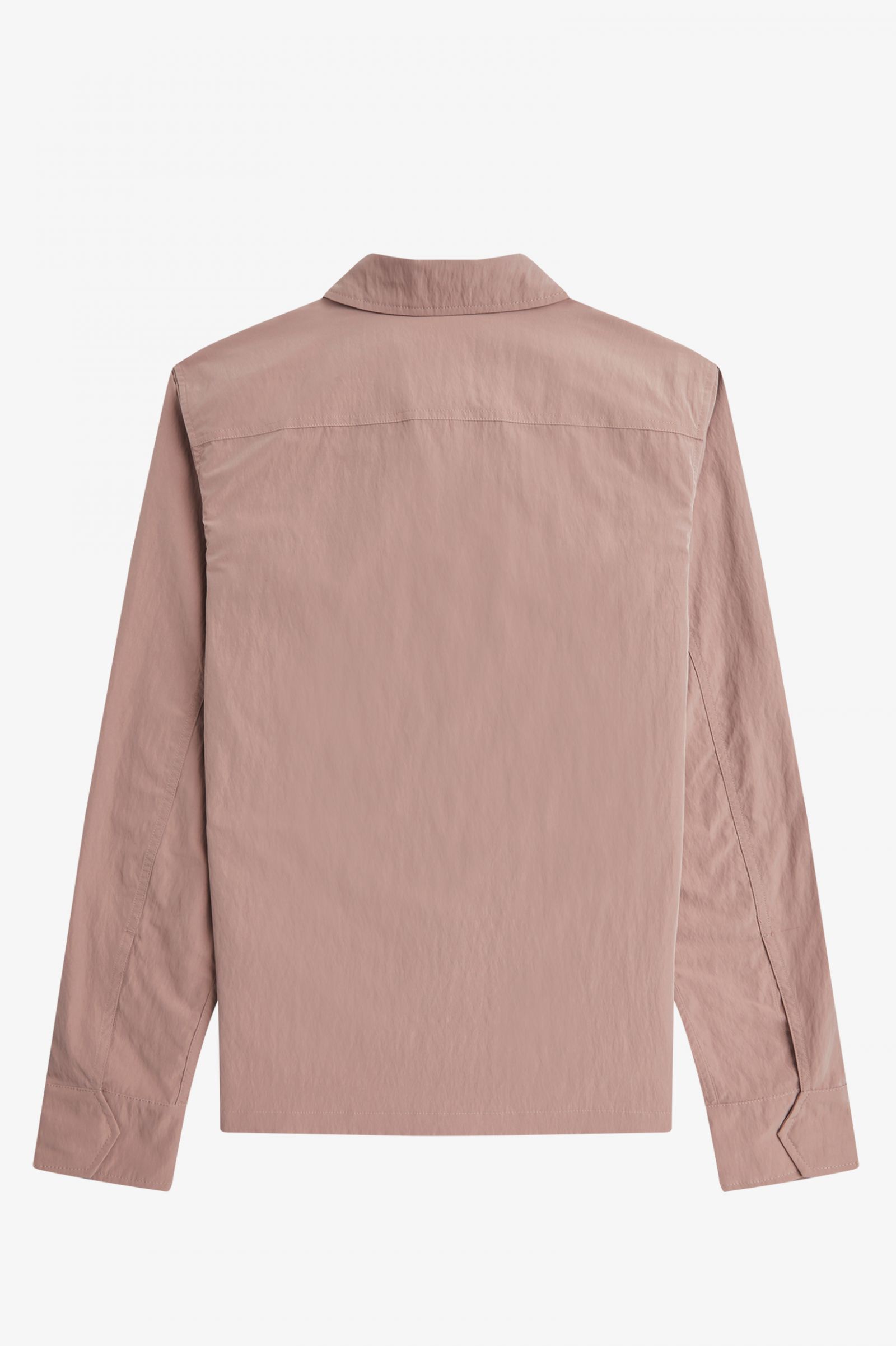 Zip-Through Overshirt Dark Pink 7038494