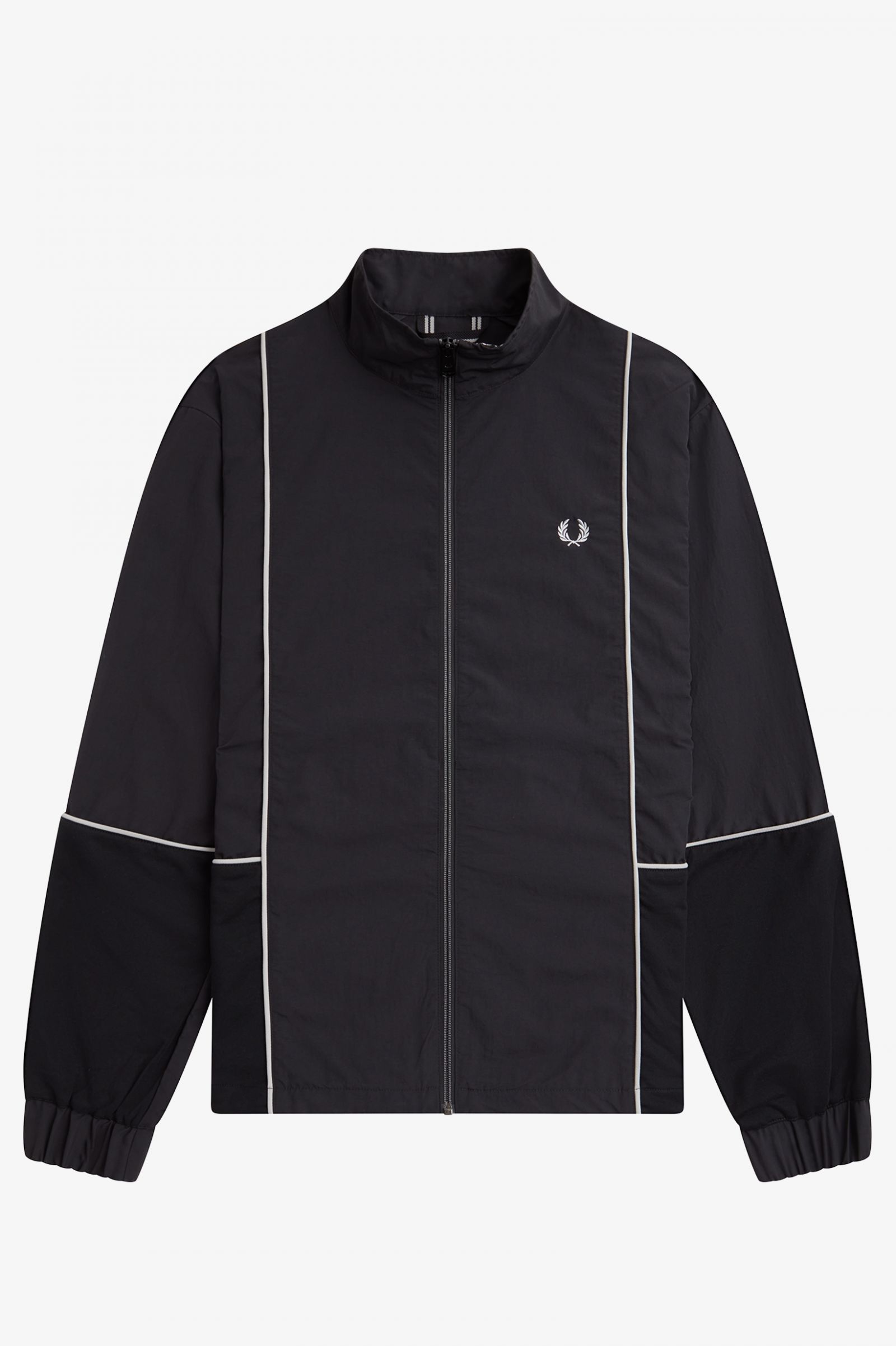 Piped Shell Jacket Black 7038291