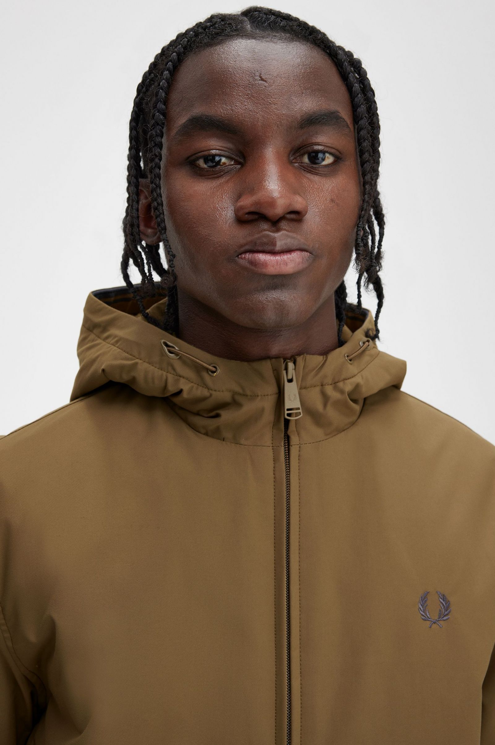 Padded Hooded Brentham Jacket Shaded Stone 7038821