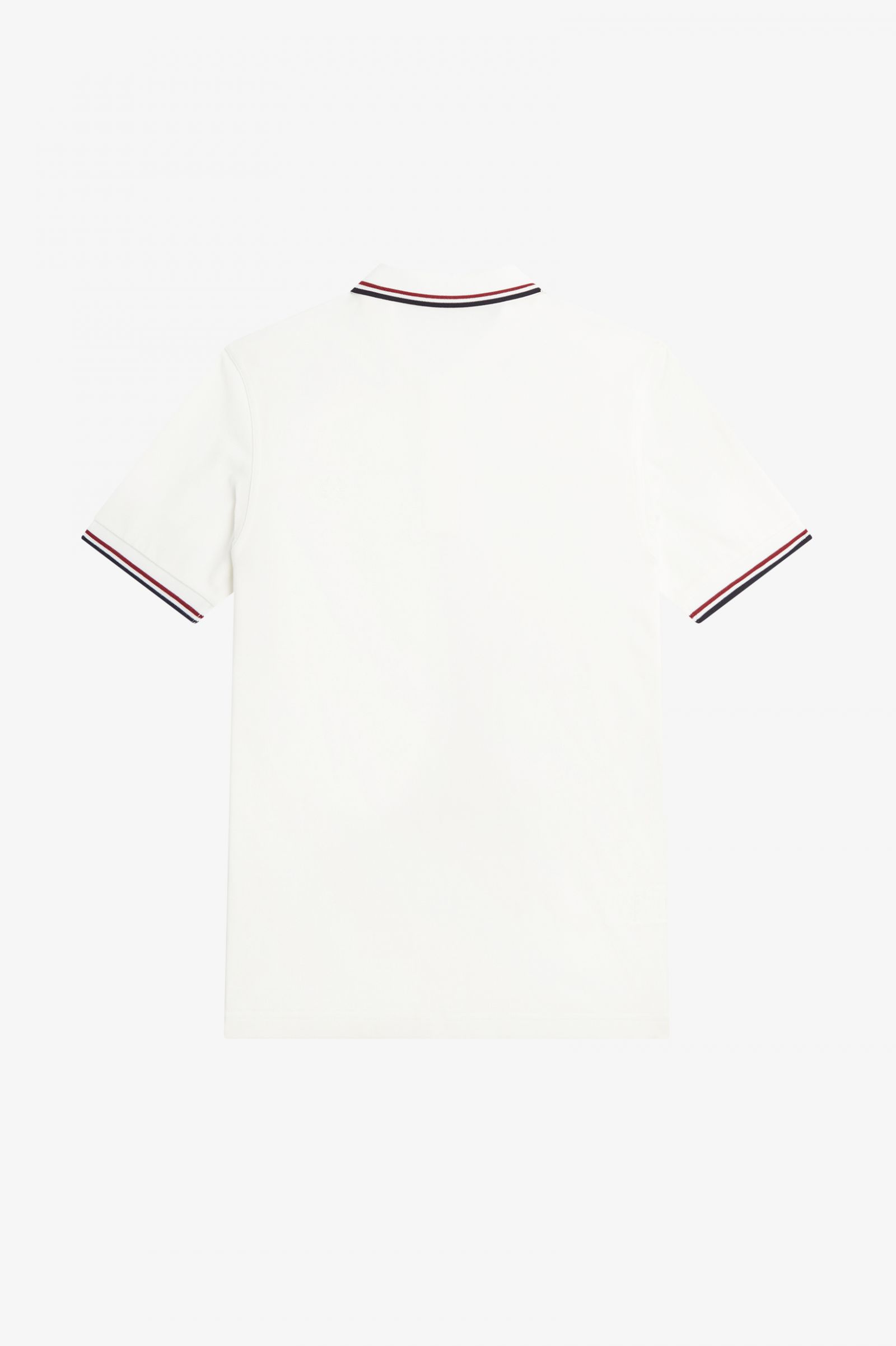 The Fred Perry ShirtM3600 Snow White / Burnt Red / Navy 7039030