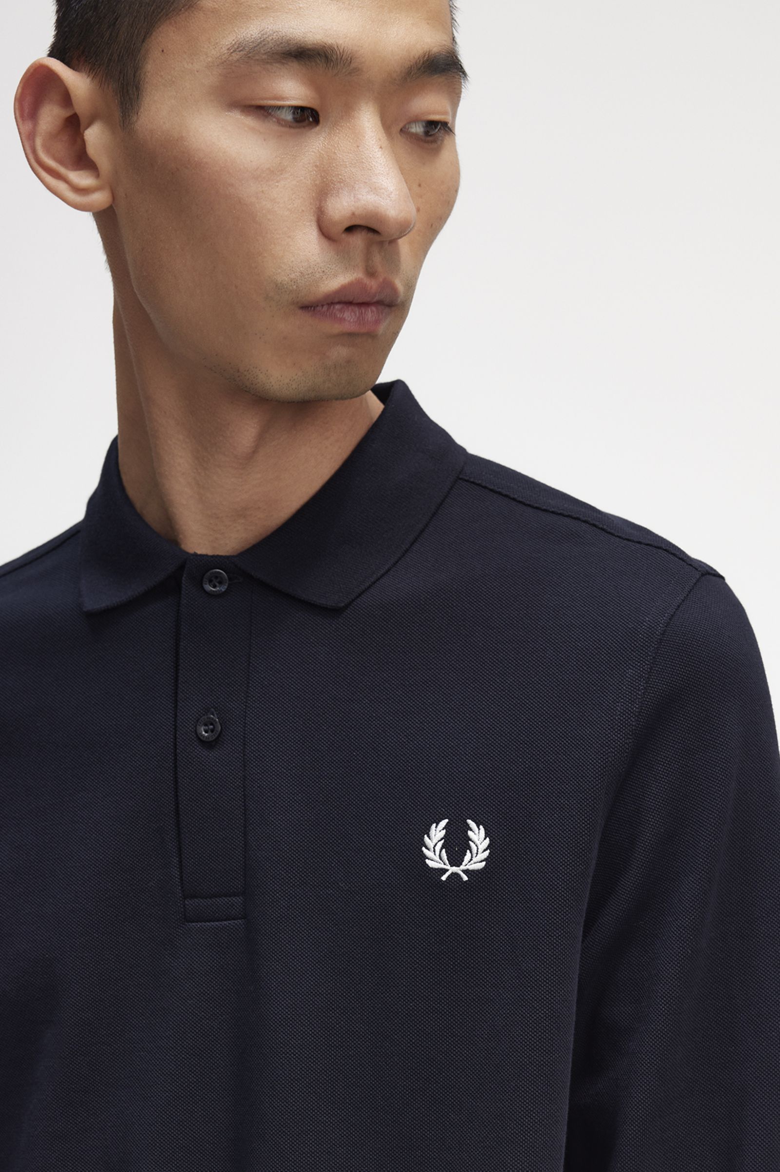 The Fred Perry ShirtM6006 Navy / White 7038546