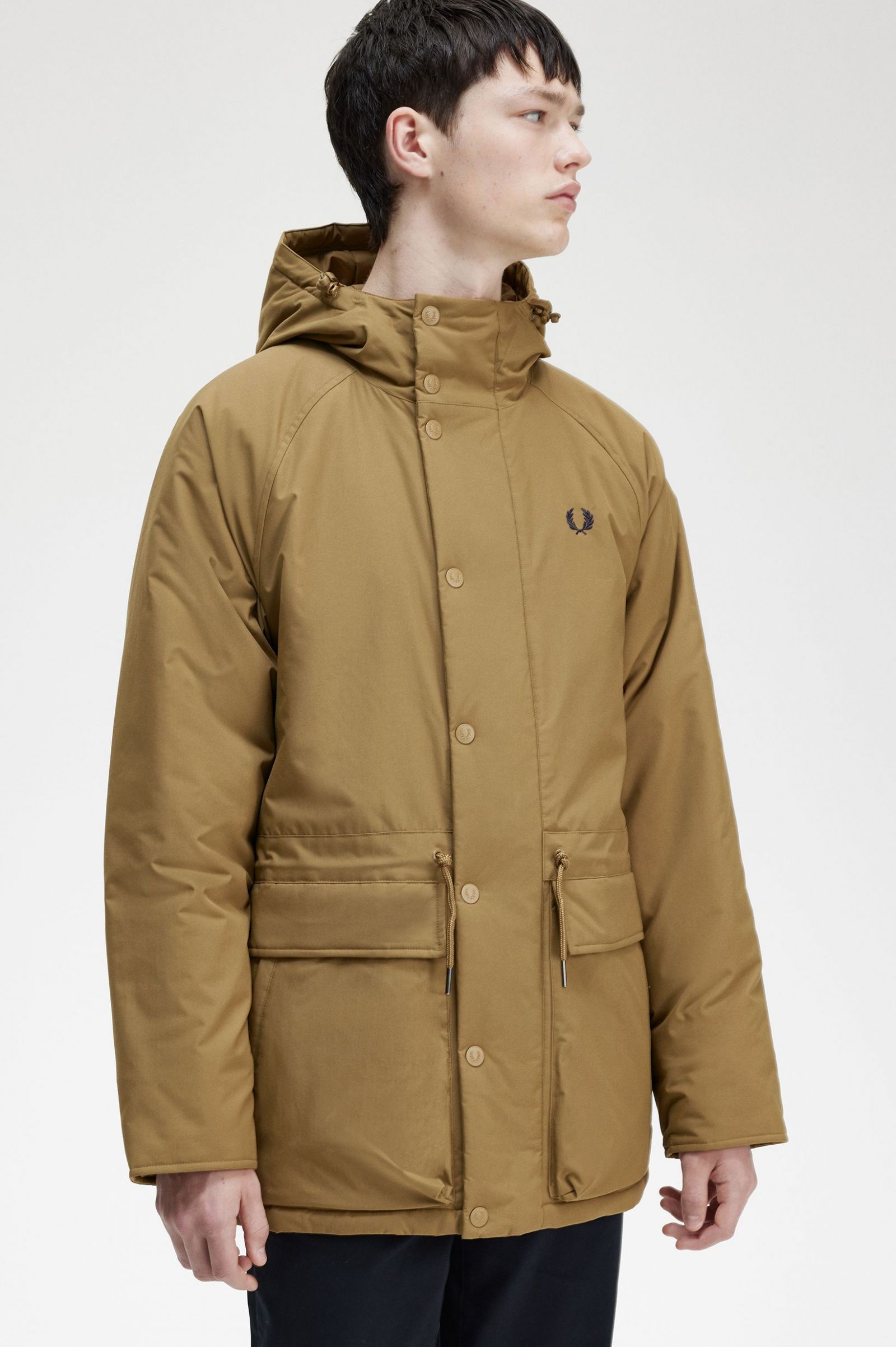 Padded Zip Through Jacket Shaded Stone 7038272