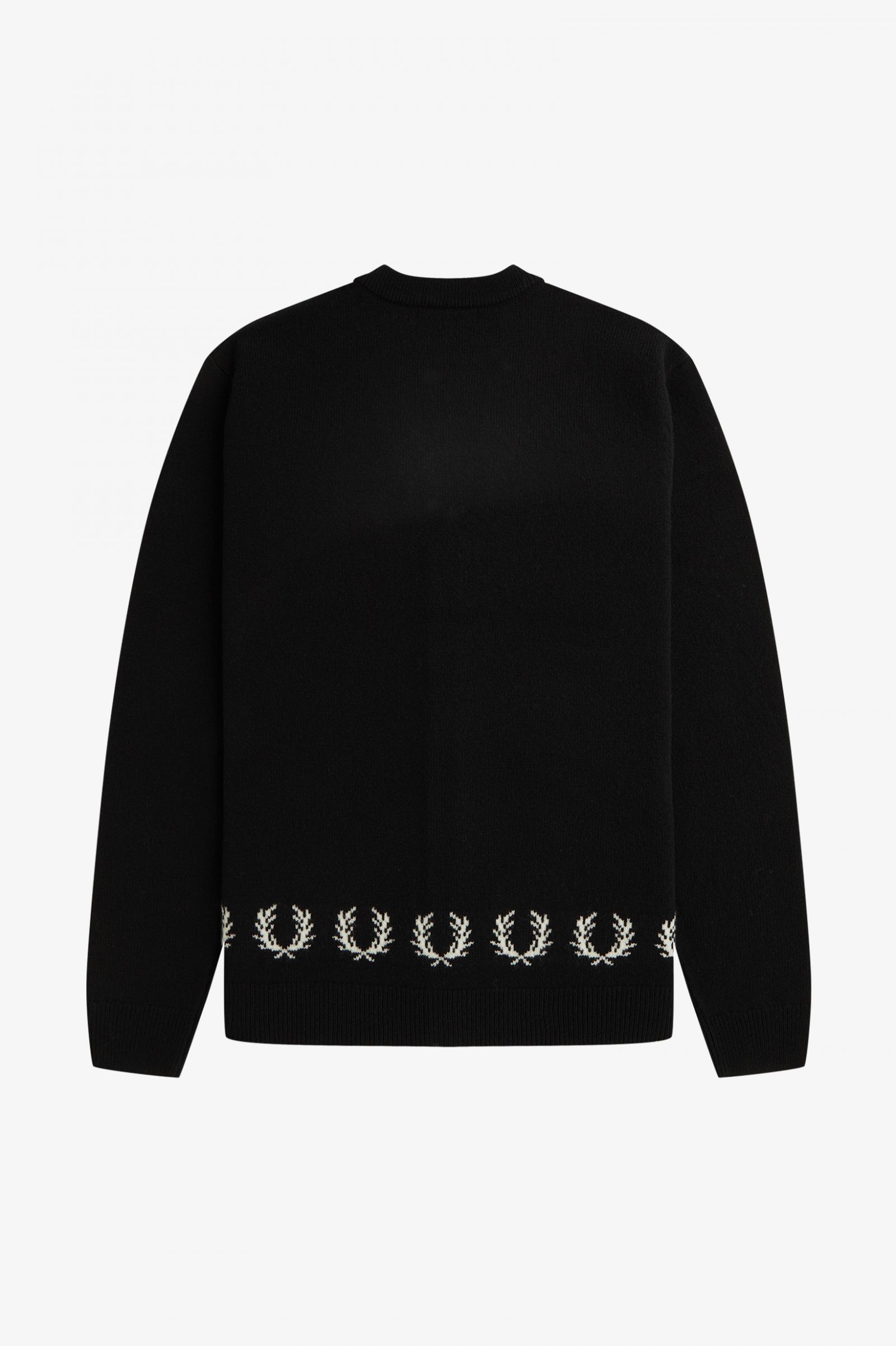 Laurel Wreath Trim Cardigan Black 7038649