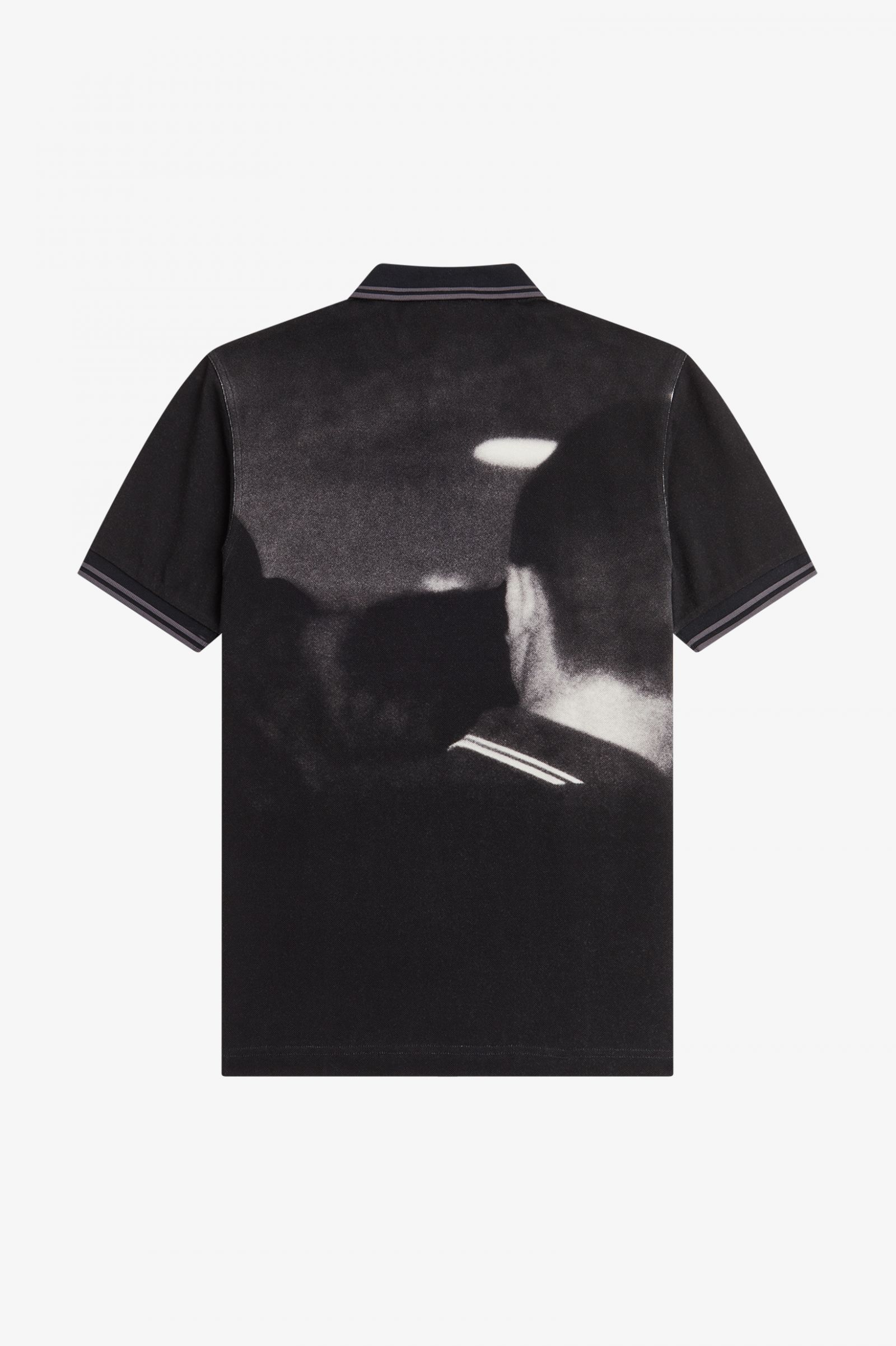 Rave Graphic Fred Perry Shirt Black 7038519