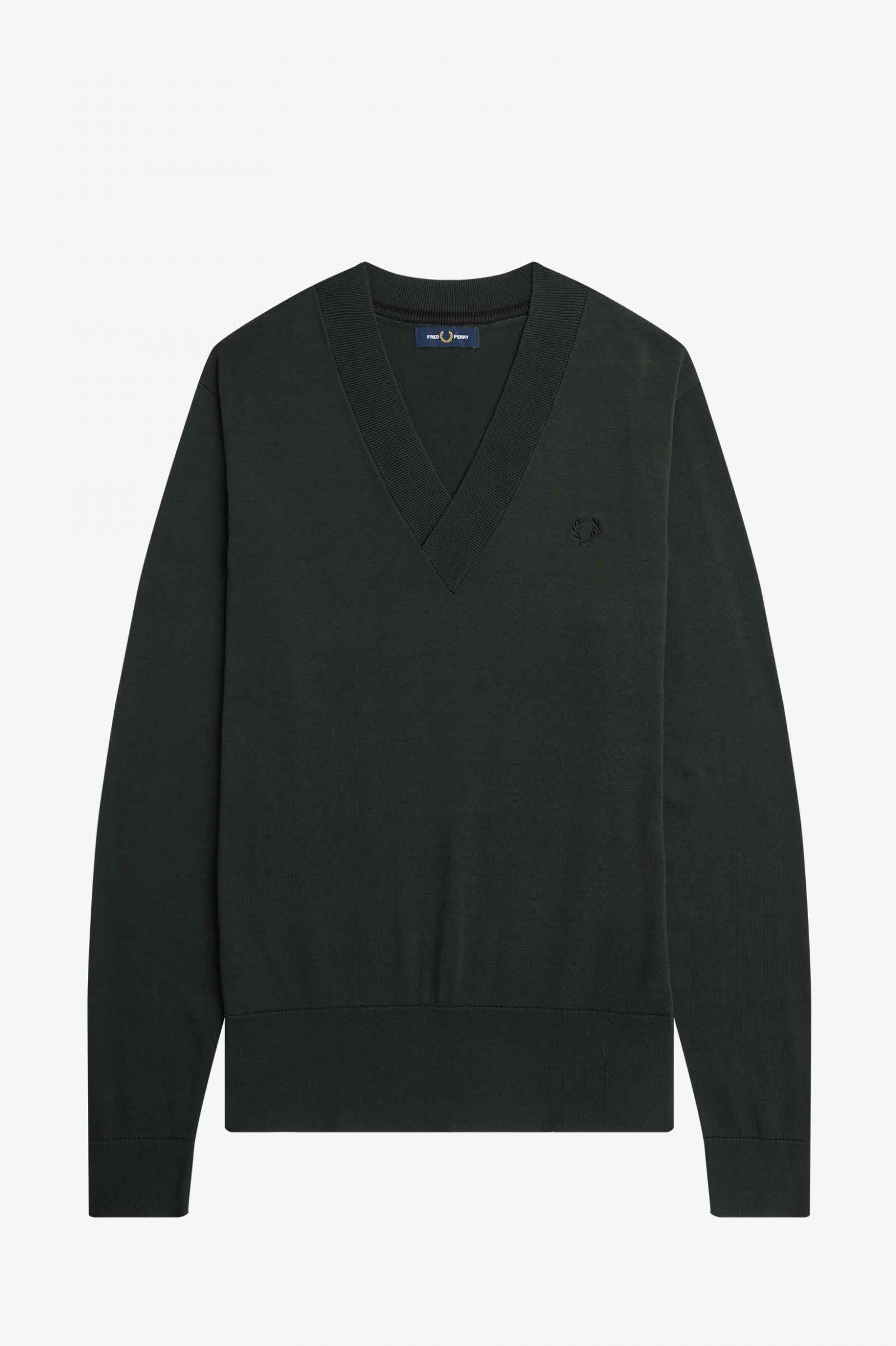 V-Neck Jumper Night Green 7038342