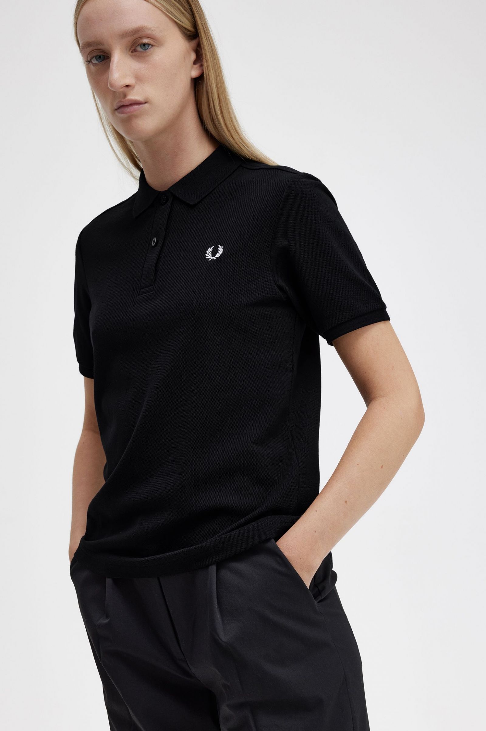 The Fred Perry ShirtG6000 Black / White 7039423
