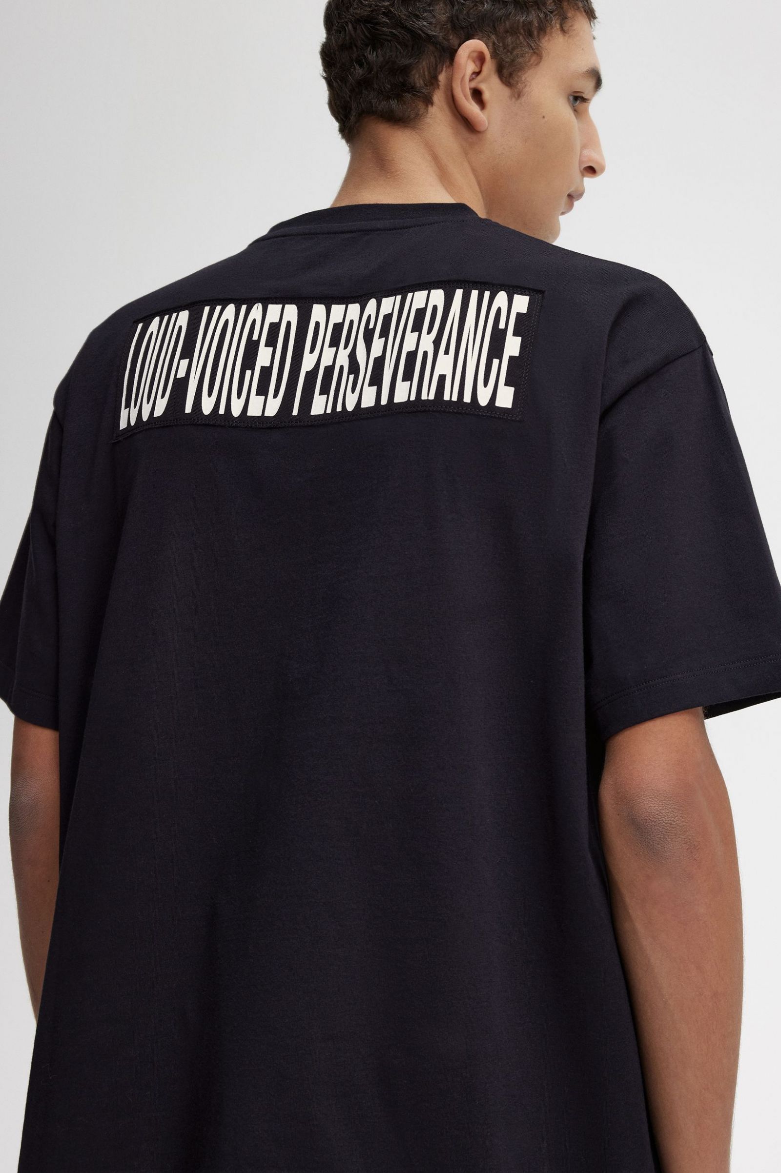 Raf SimonsPrinted Patch Relaxed T-Shirt Black 7038627