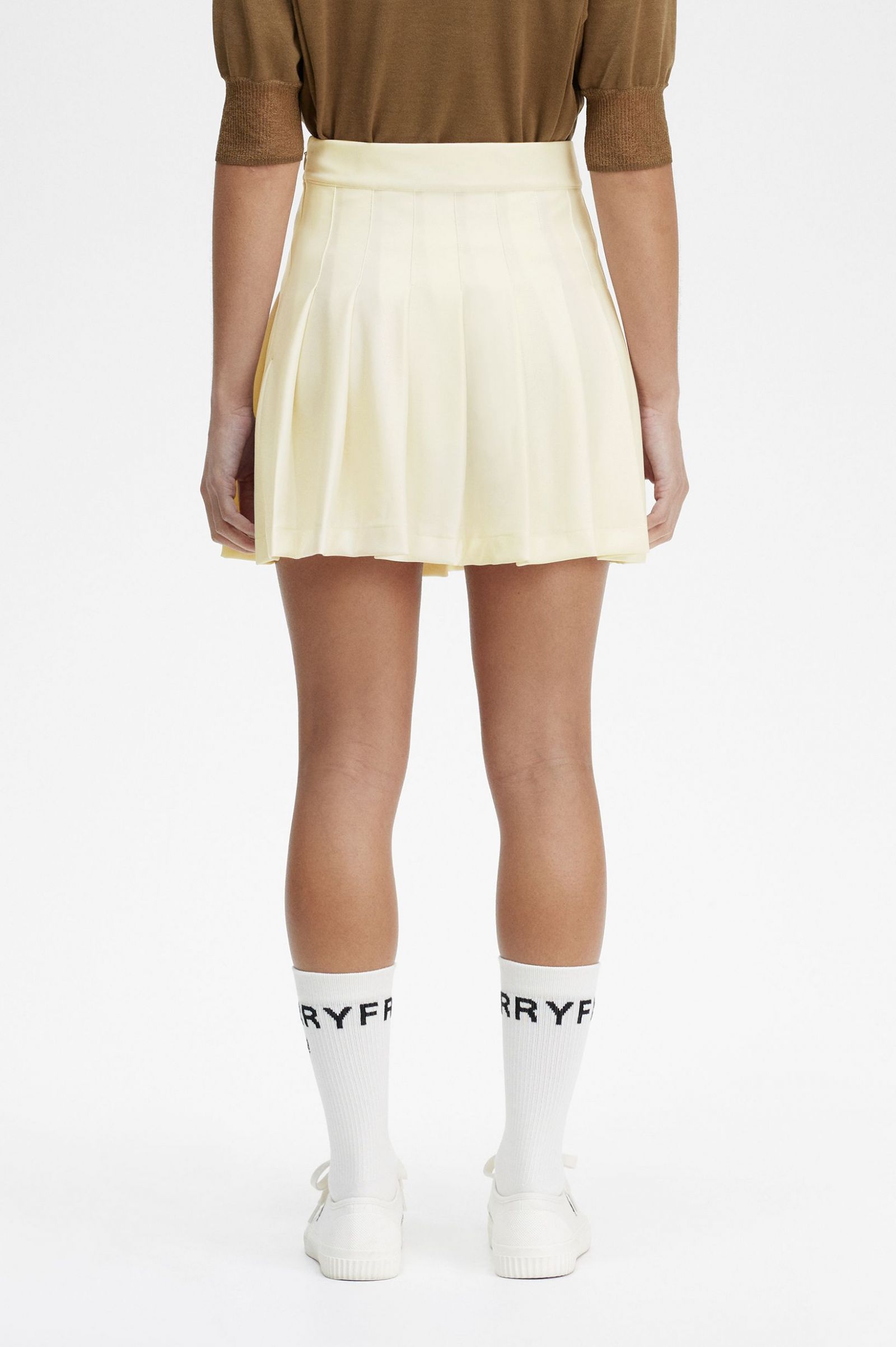 Pleated Tennis Skirt Ecru 7039469