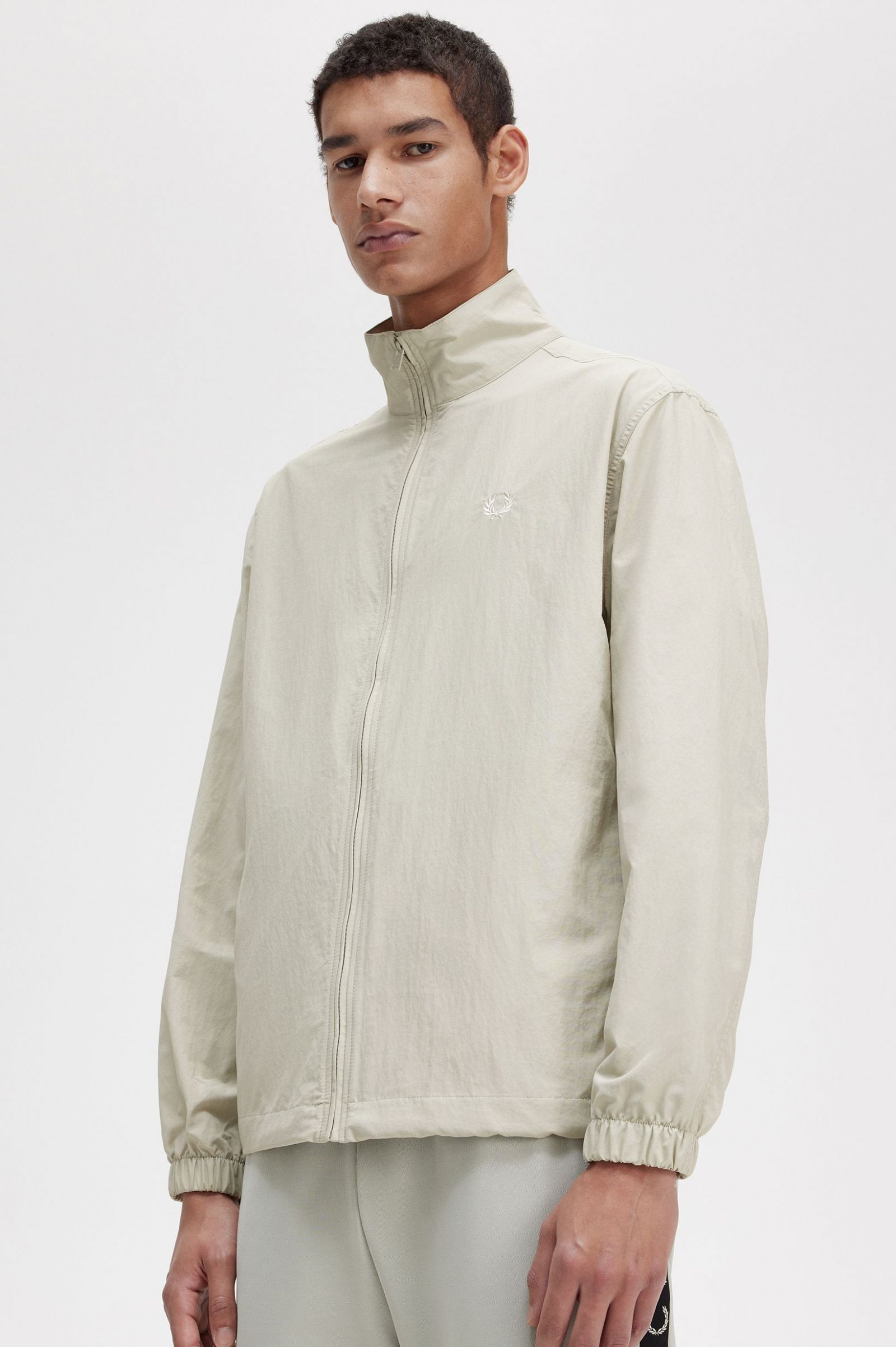 Woven Track Jacket Light Oyster 7039124
