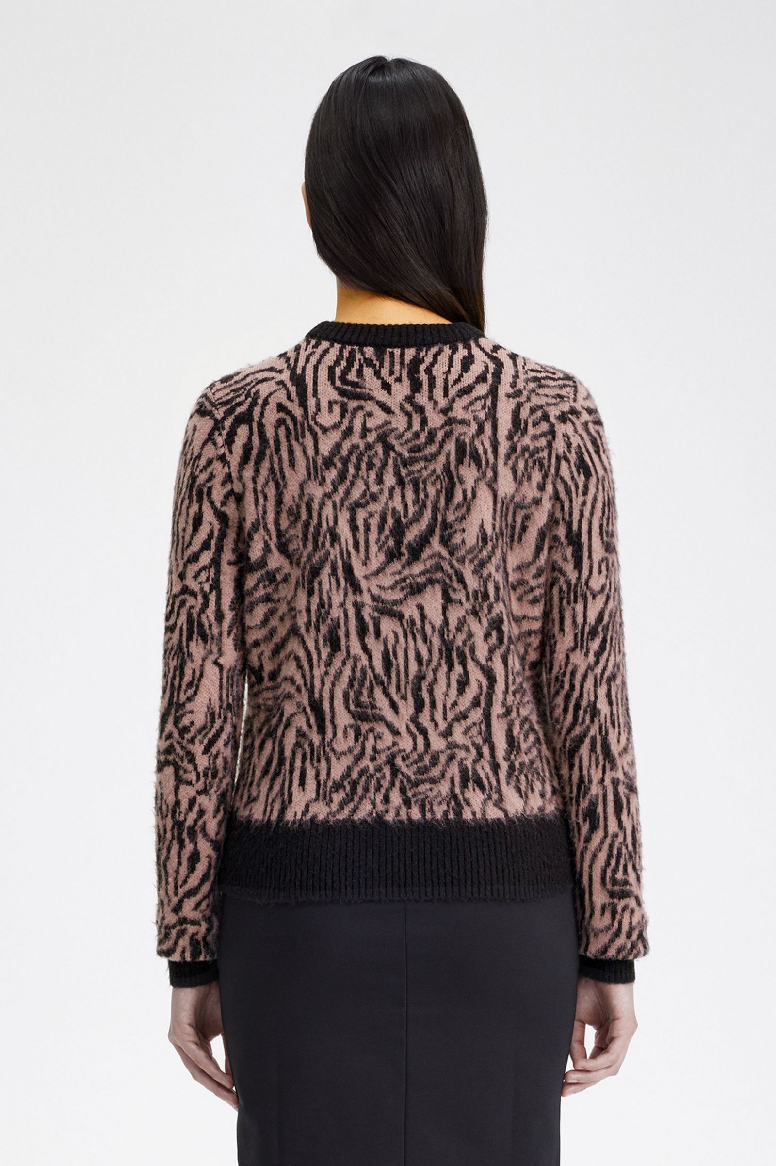 Amy Winehouse FoundationZebra Jumper Dusty Rose Pink 7039363