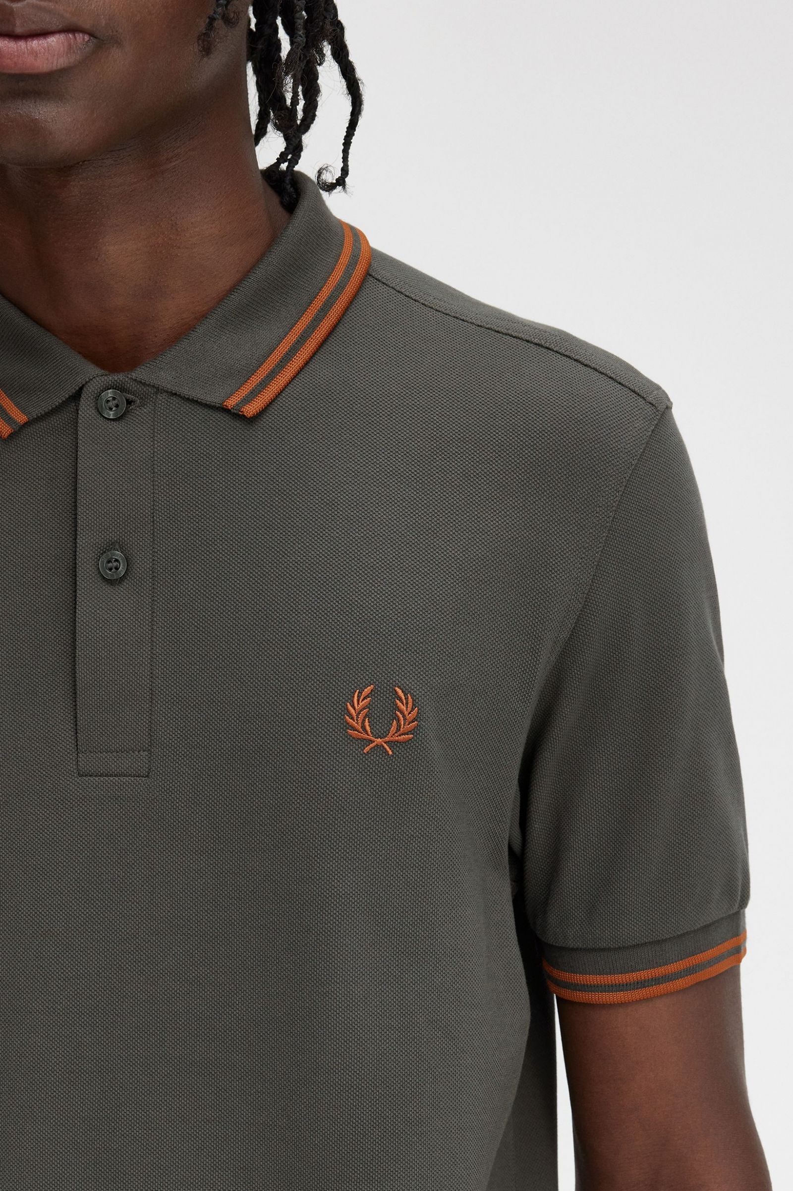 The Fred Perry ShirtM3600 Field Green / Nut Flake / Nut Flake 7038617