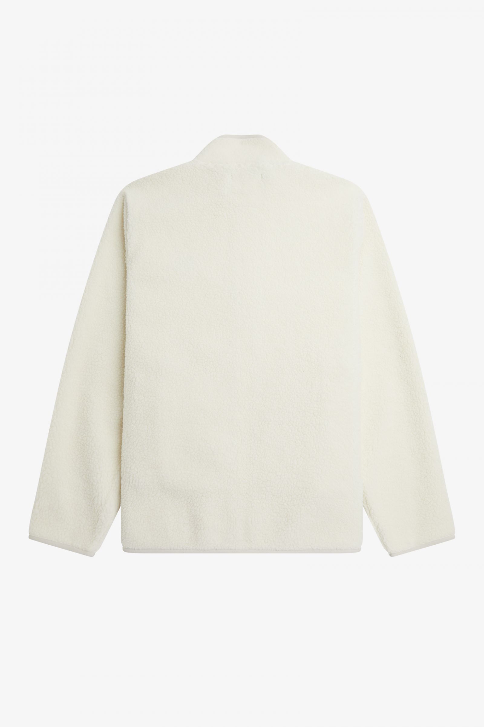 Zip Through Borg Fleece Ecru 7038819