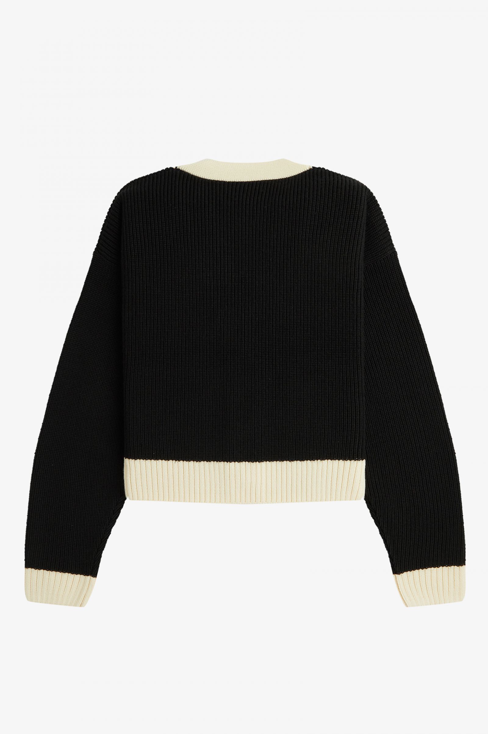 Button-Through Cardigan Black 7039372