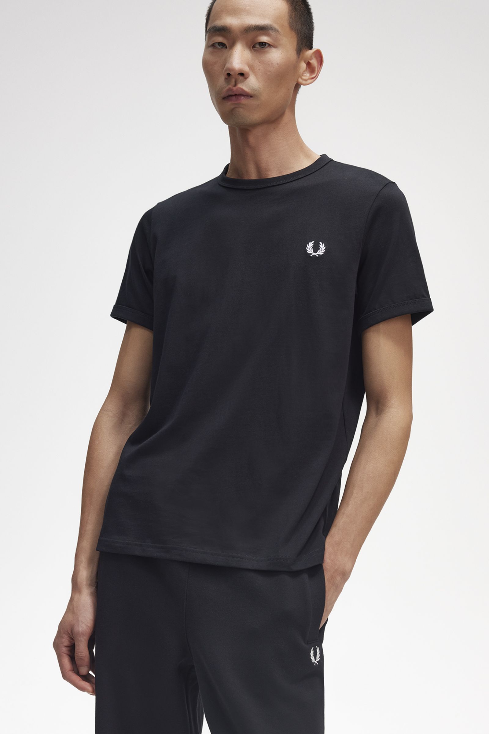 Ringer T-Shirt Black 7038970