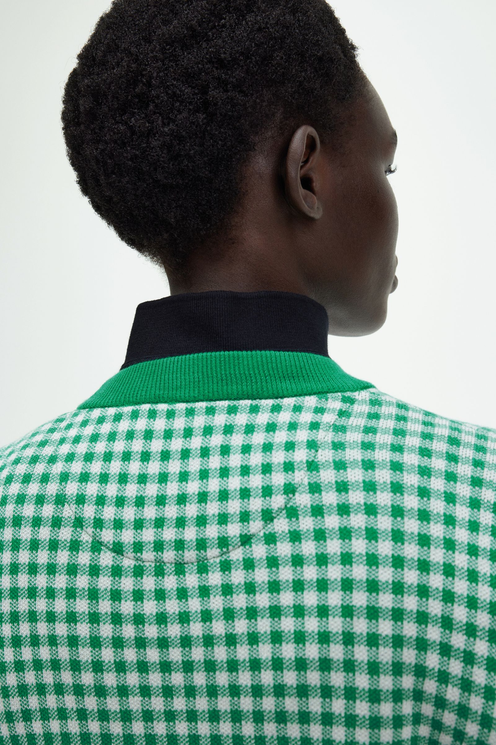 Amy Winehouse FoundationGingham Jumper Fred Perry Green 7037962