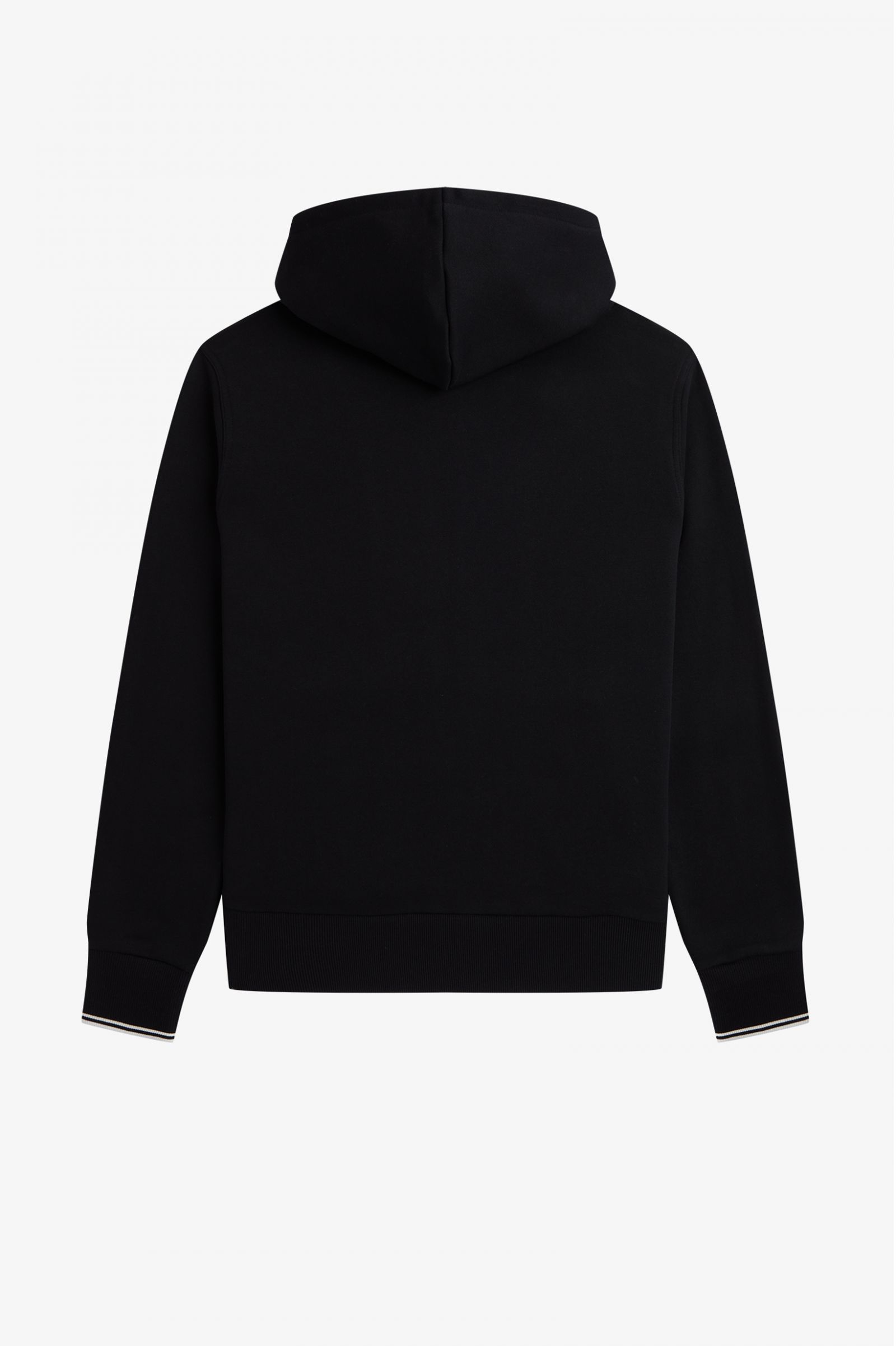 Hooded Zip Through Sweatshirt Black 7038843