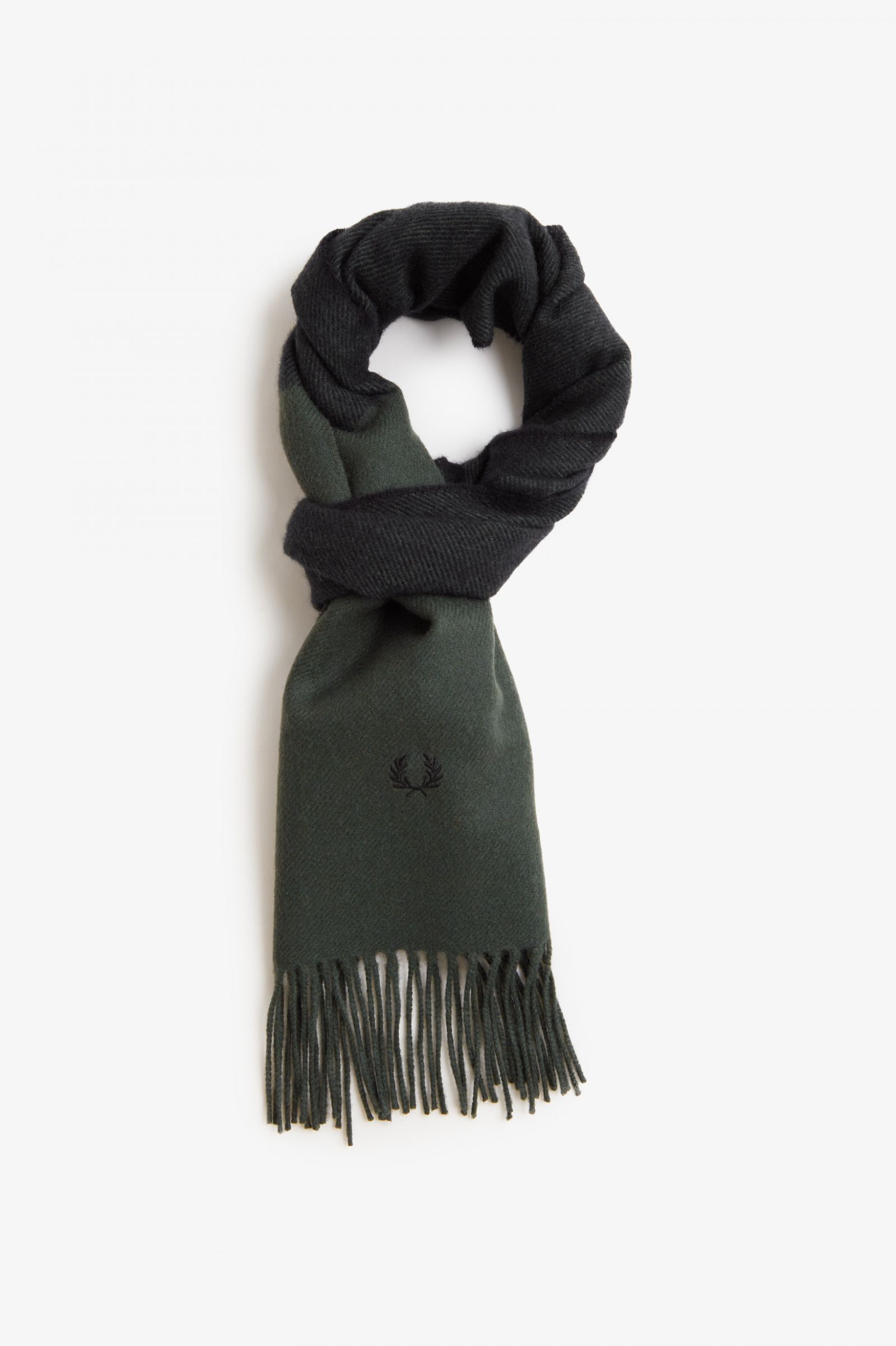 Colour Block Scarf Field Green / Black 7037714