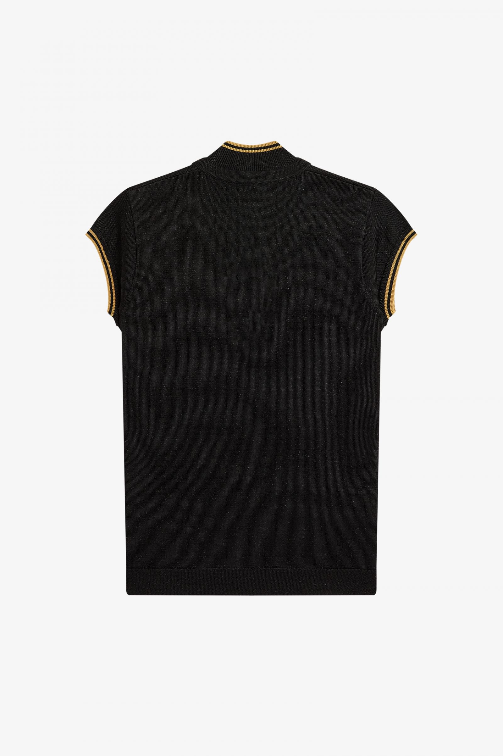 Amy Winehouse FoundationMetallic Knitted Shirt Black 7037966