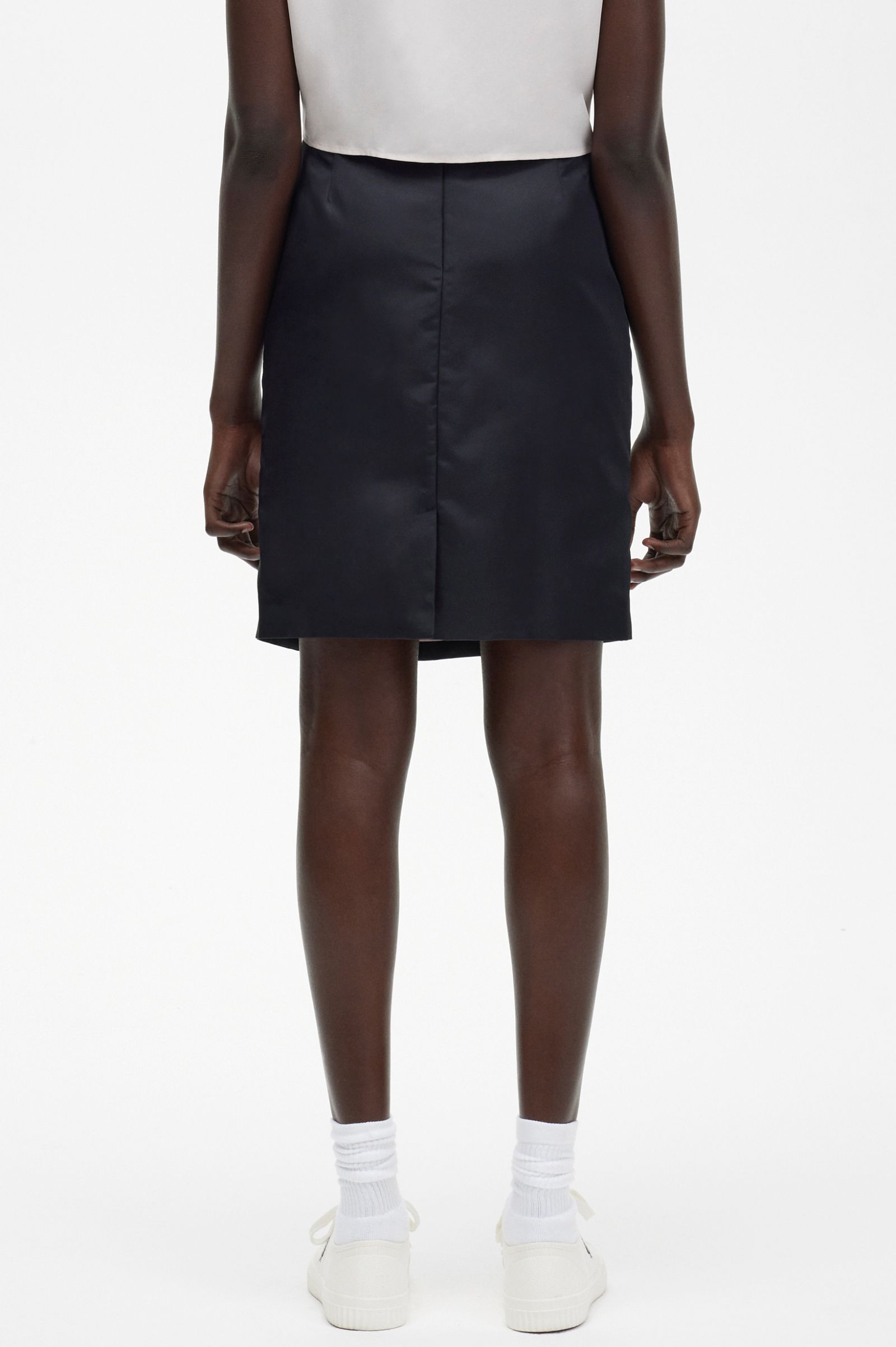 Amy Winehouse FoundationZip Detail Skirt Black 7037947