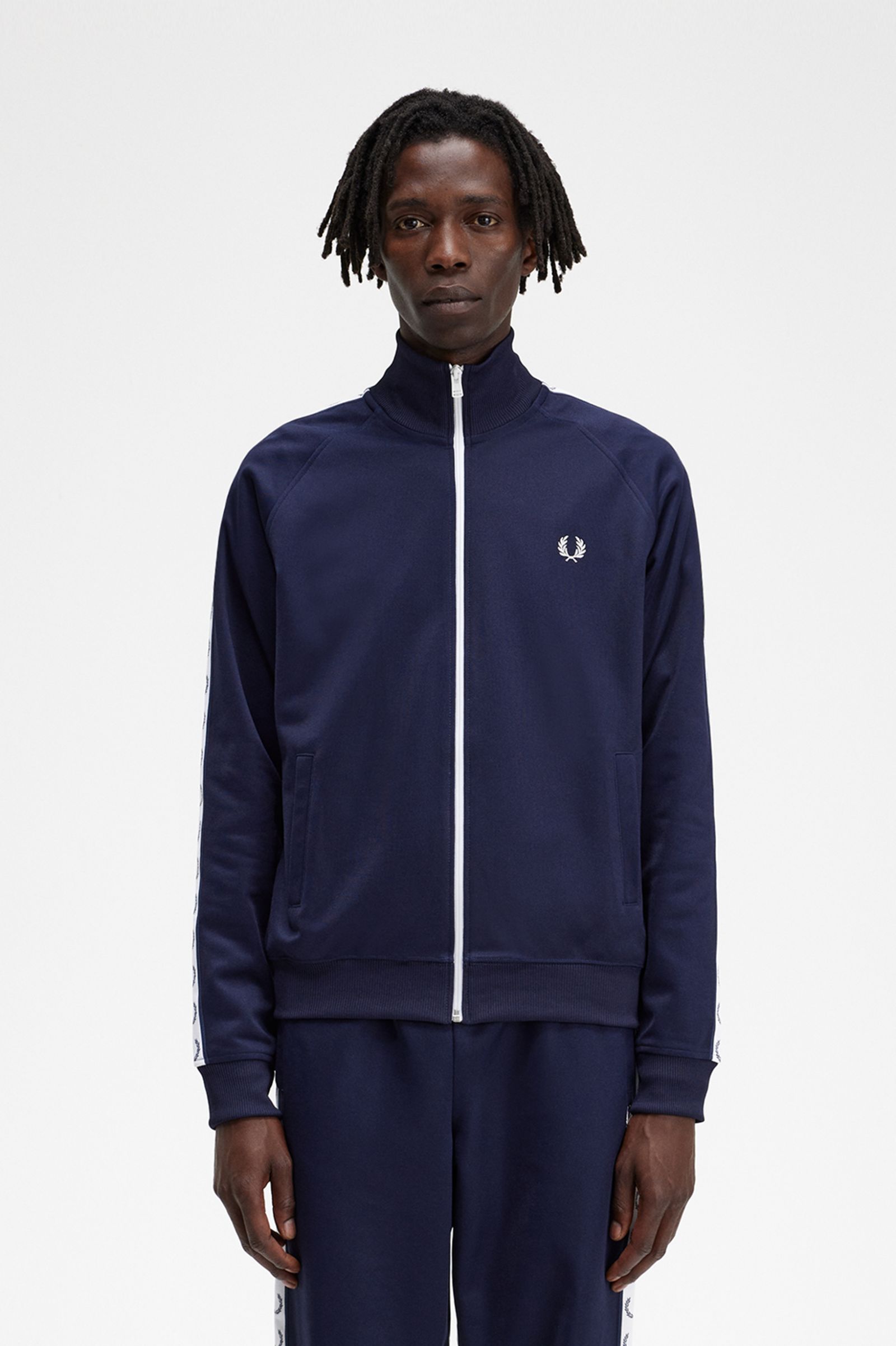Taped Track Jacket Carbon Blue 7039112