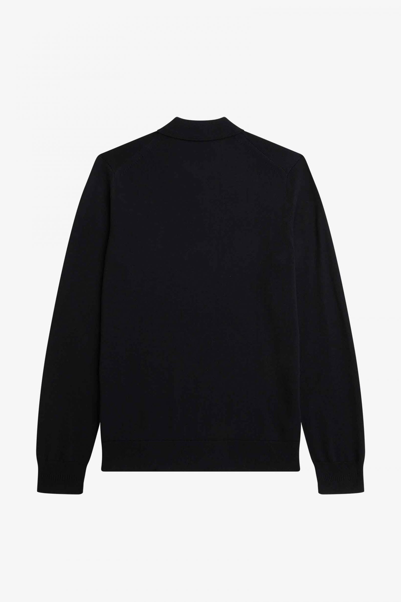 Long Sleeve Knitted Shirt Black 7038656