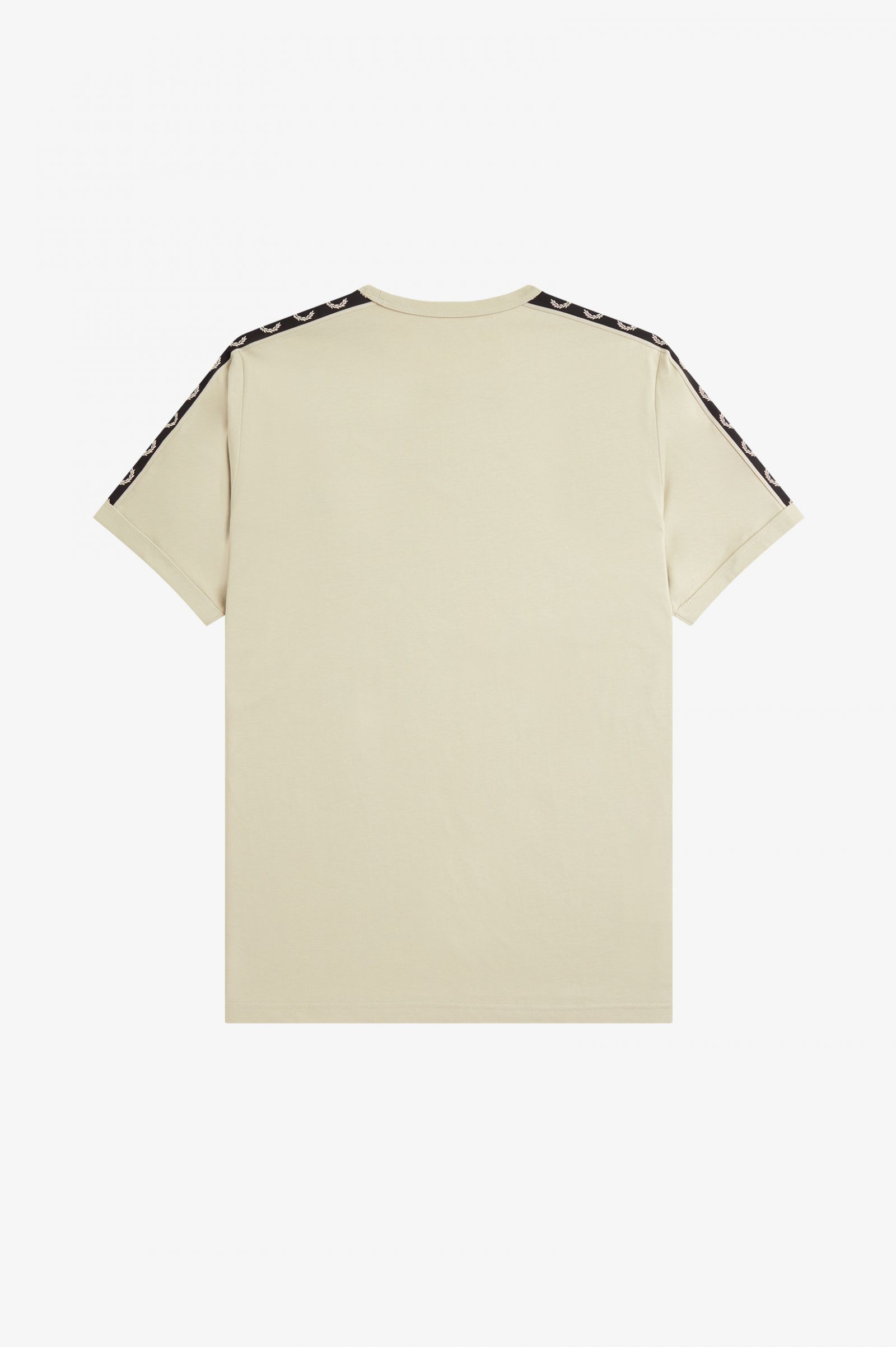 Contrast Tape Ringer T-Shirt Light Oyster / Black 7038955