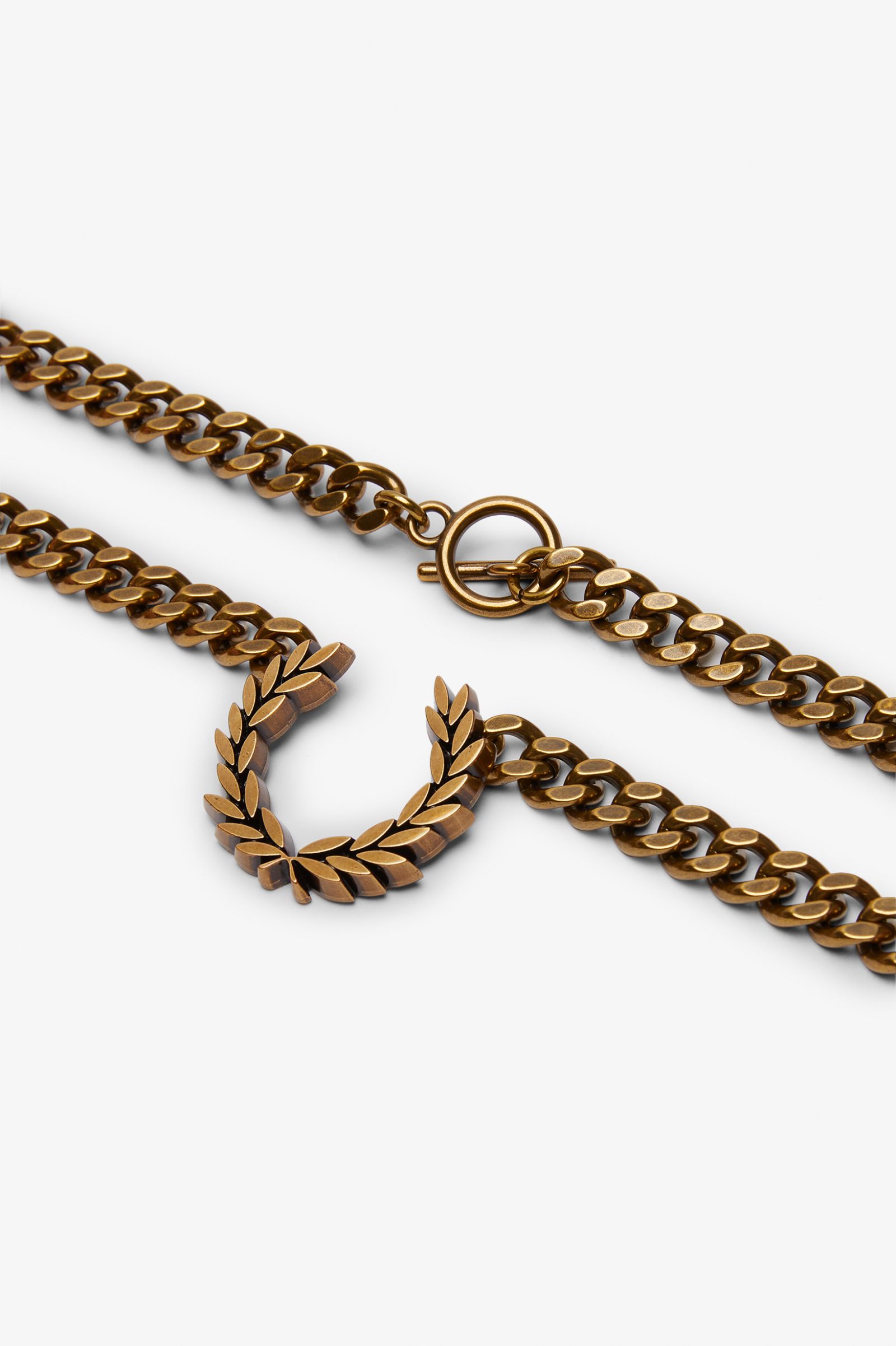 Chunky Laurel Wreath Necklace Gold 7038067