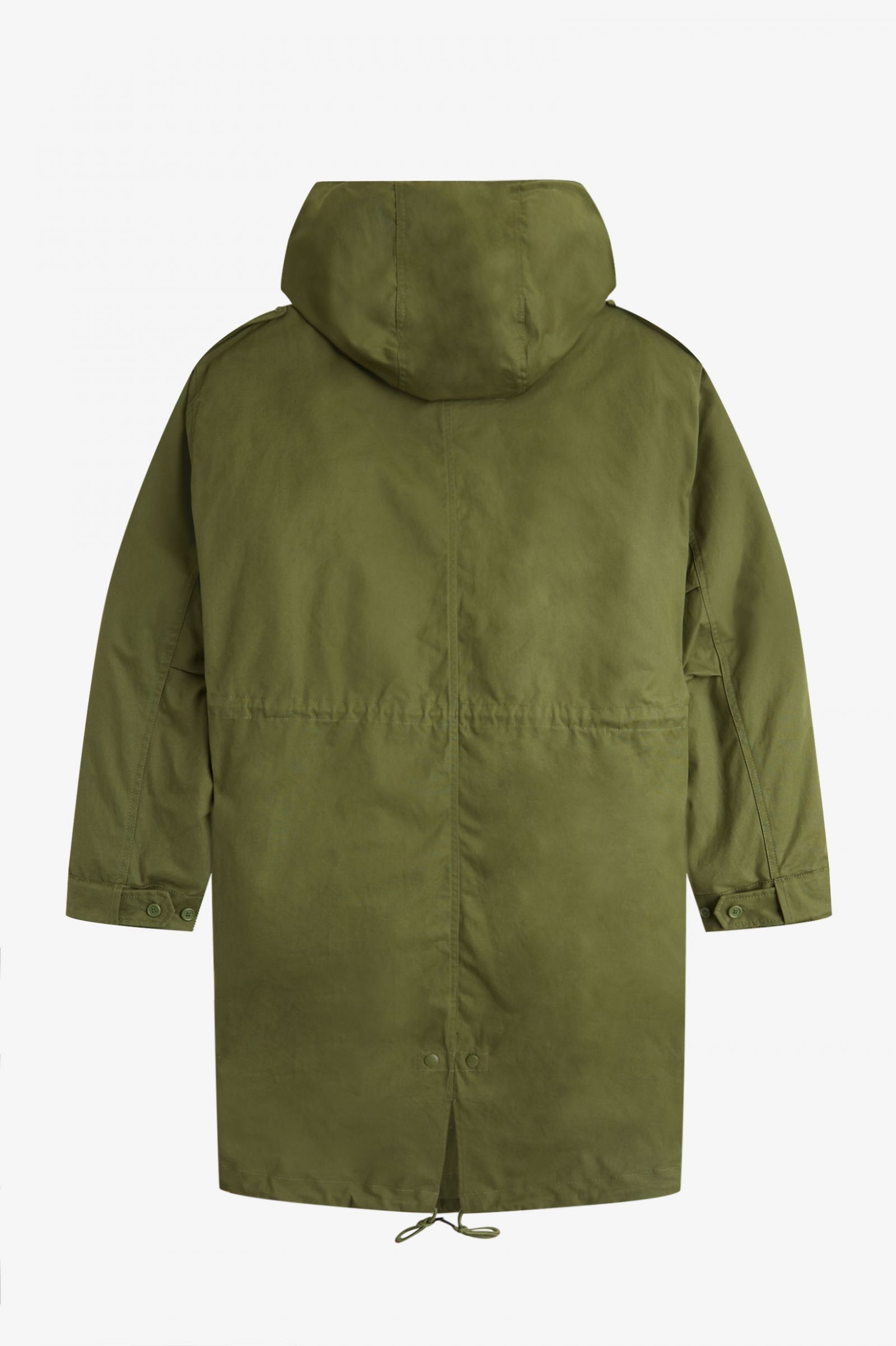 Faux Fur Lined Parka Parka Green 7038290