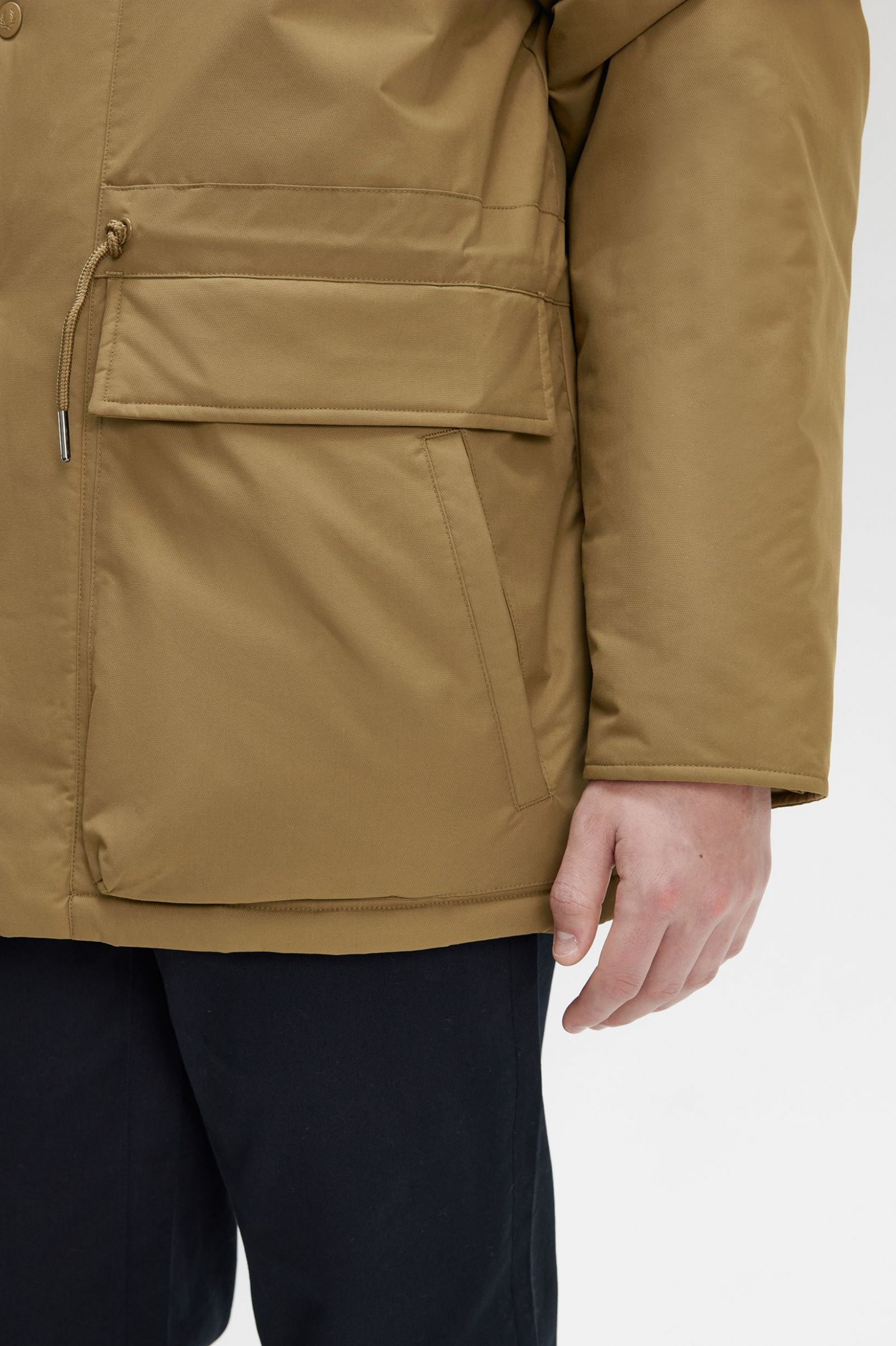 Padded Zip Through Jacket Shaded Stone 7038272