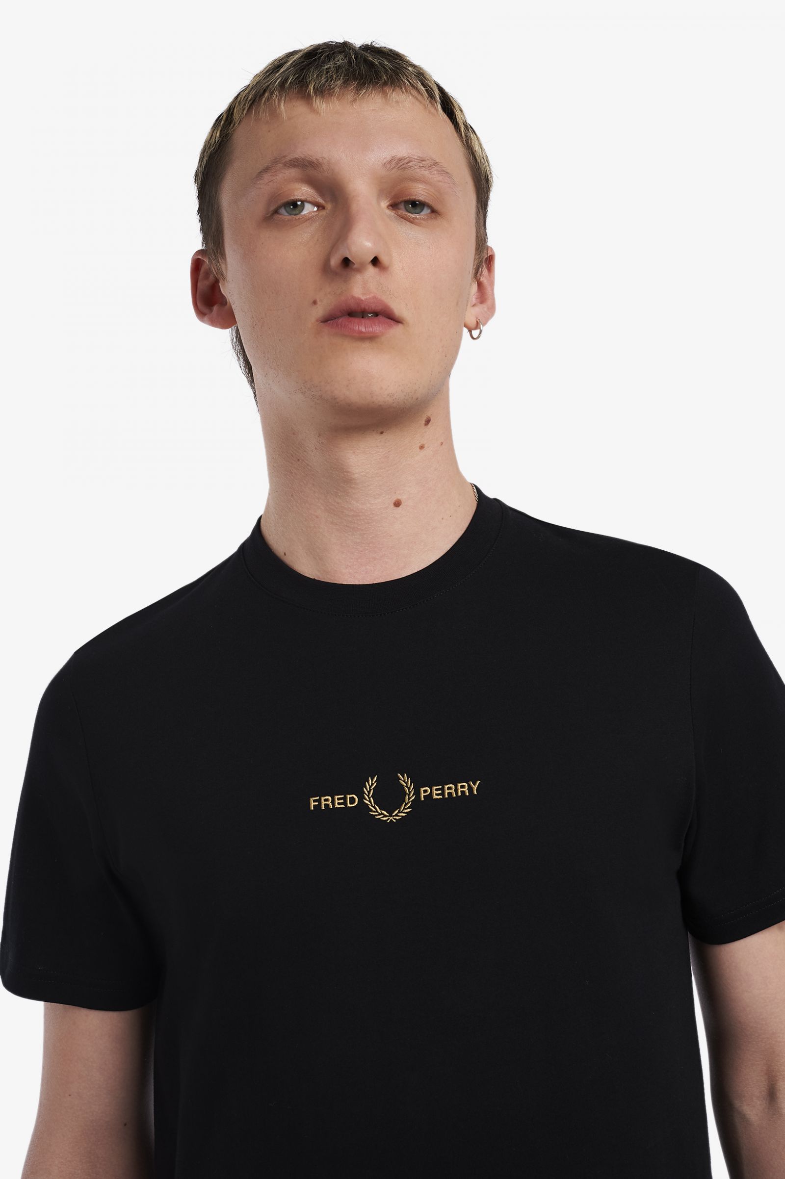 Embroidered T-Shirt Black 7038931