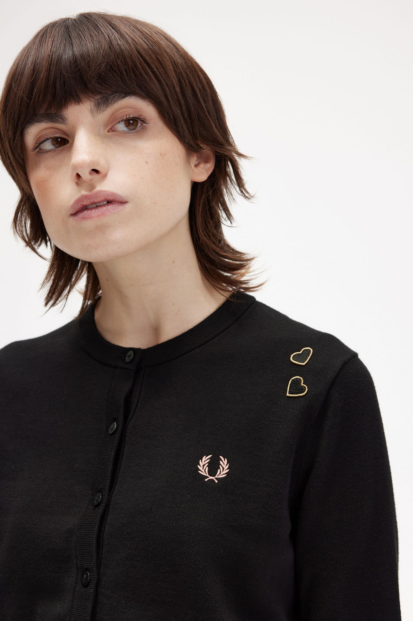 Amy Winehouse FoundationButton-Though Cardigan Black 7039252