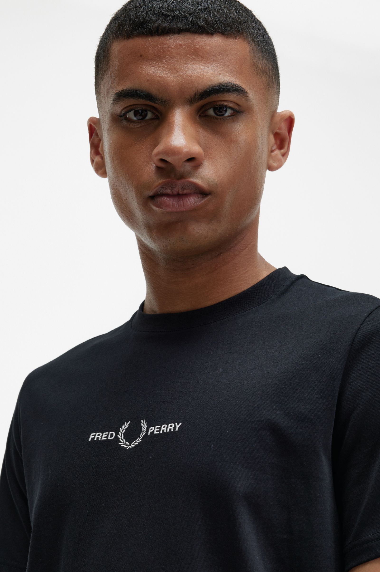 Embroidered T-Shirt Black 7038813