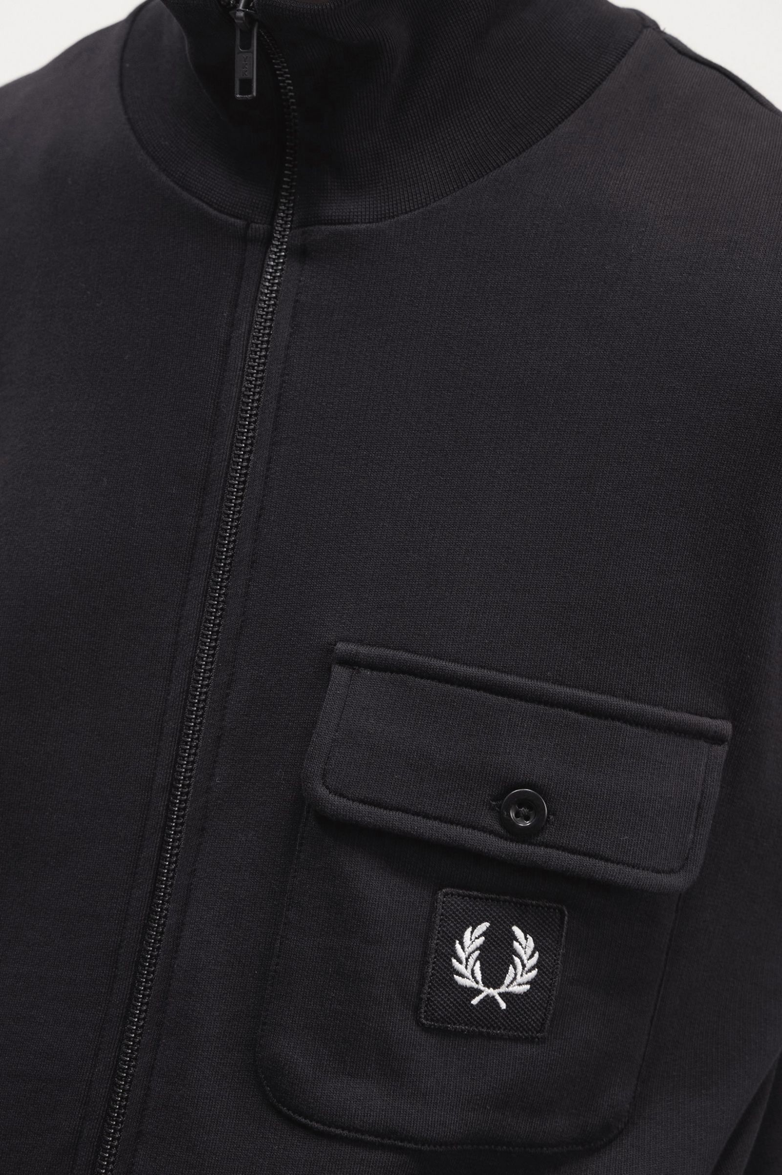 Funnel Neck Track Jacket Black 7039118