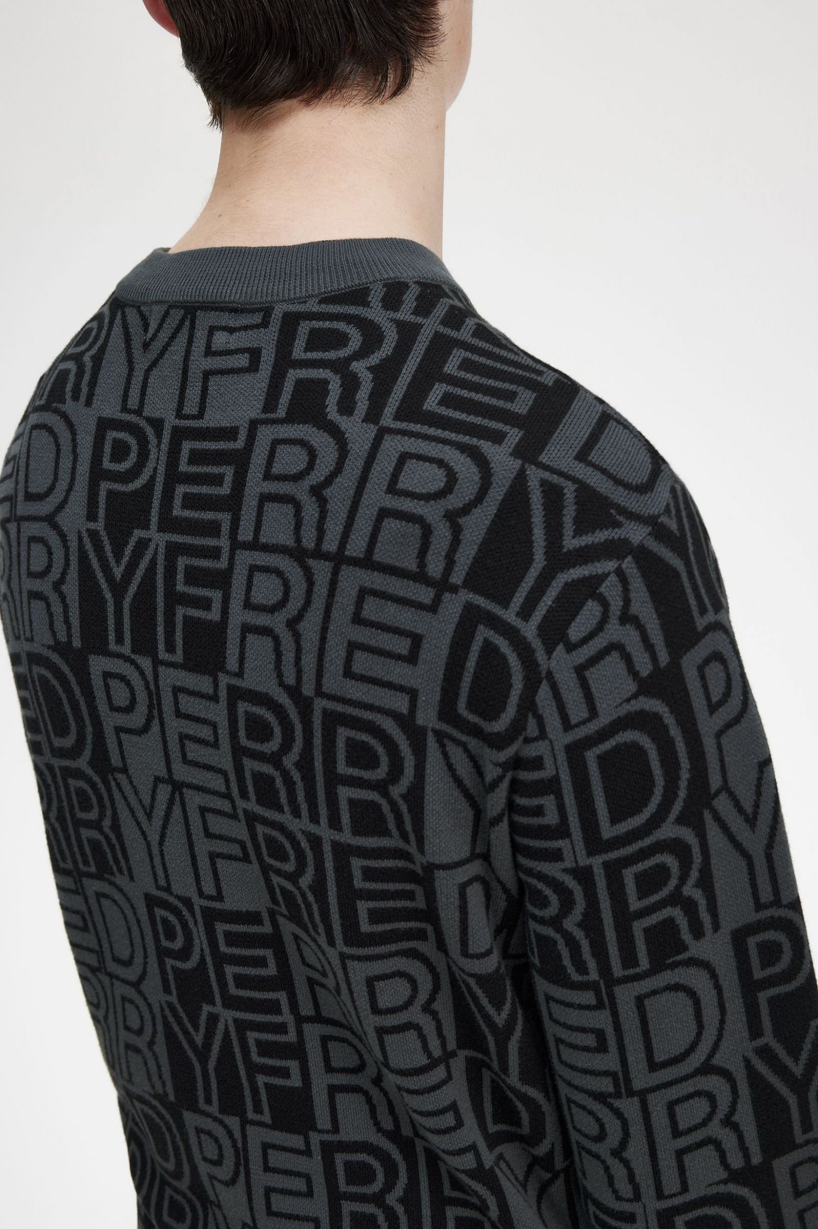 Block Graphic Jumper Gunmetal 7038322