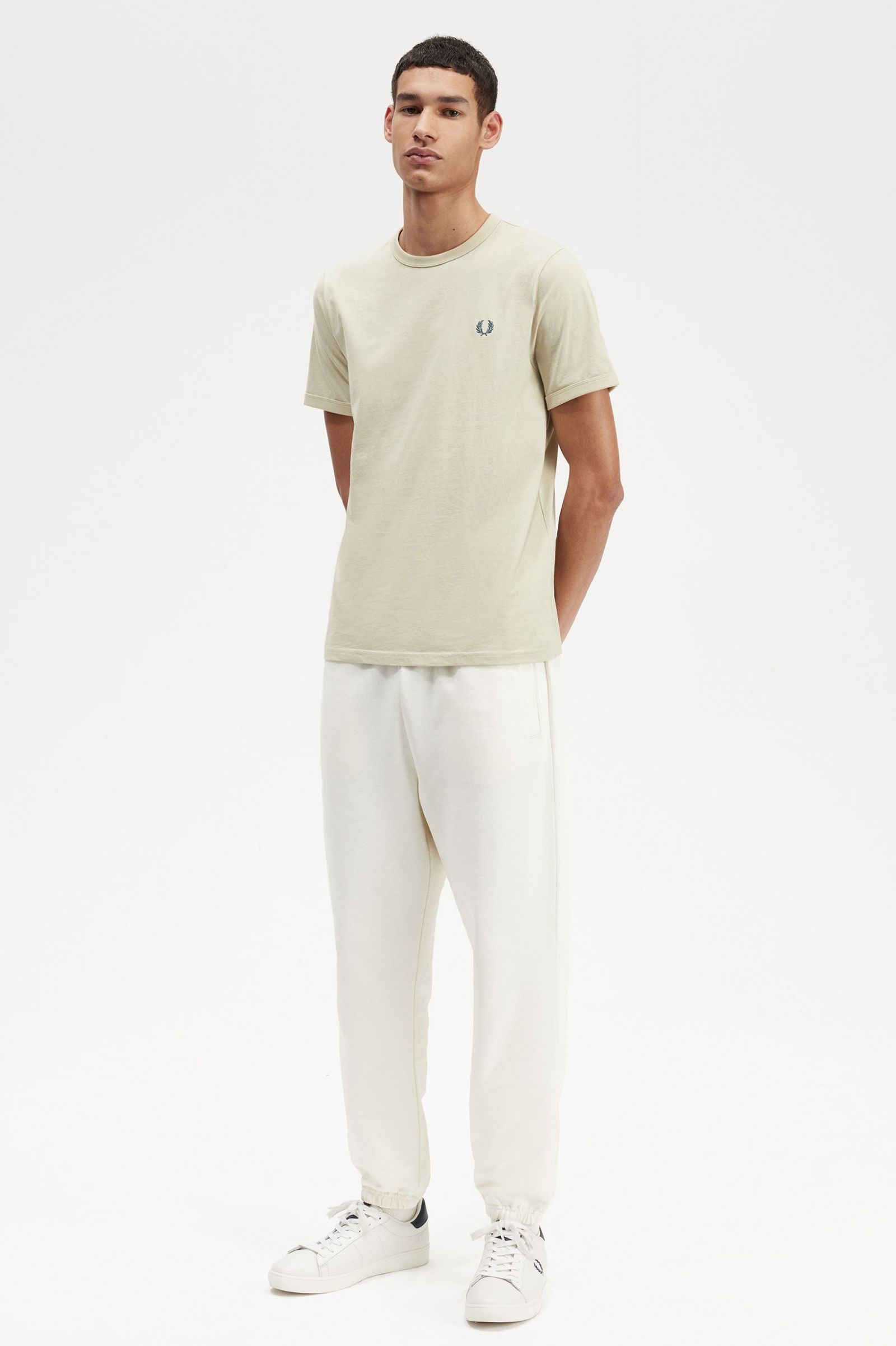 Ringer T-Shirt Light Oyster 7038949