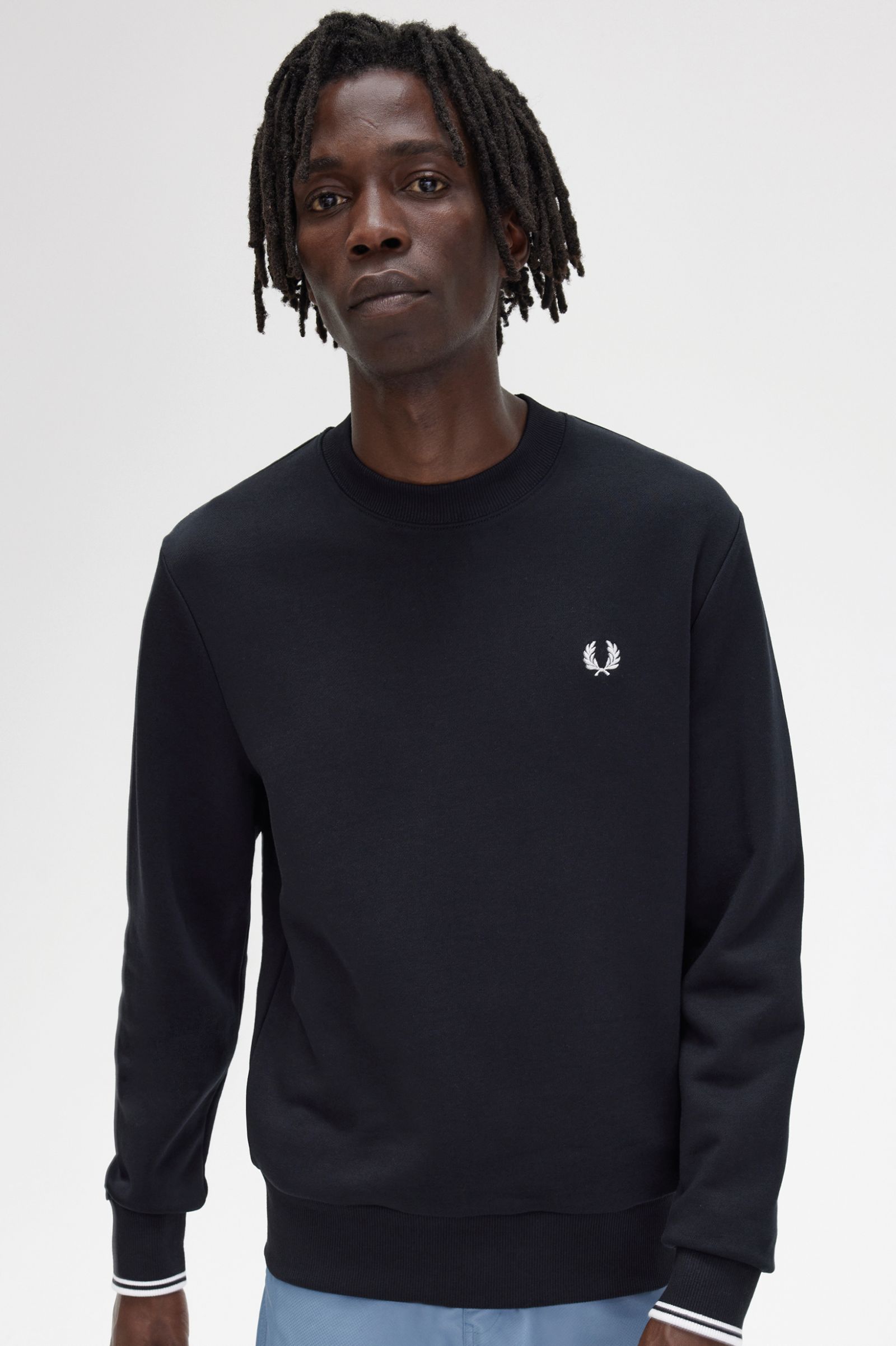 Crew Neck Sweatshirt Black 7038875