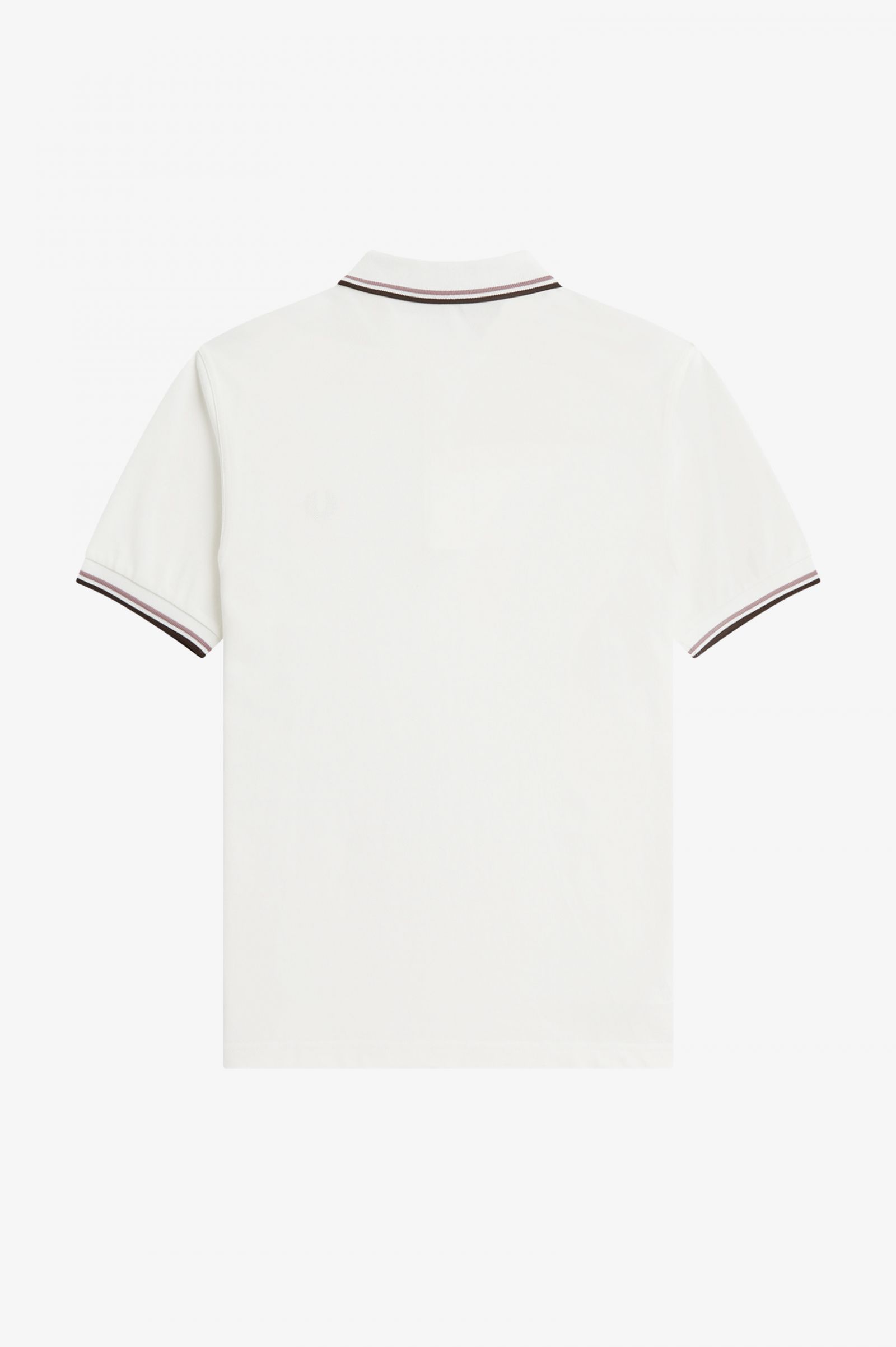 The Fred Perry ShirtM3600 Snow White / Deep Pink / Burnt Tobacco 7038586