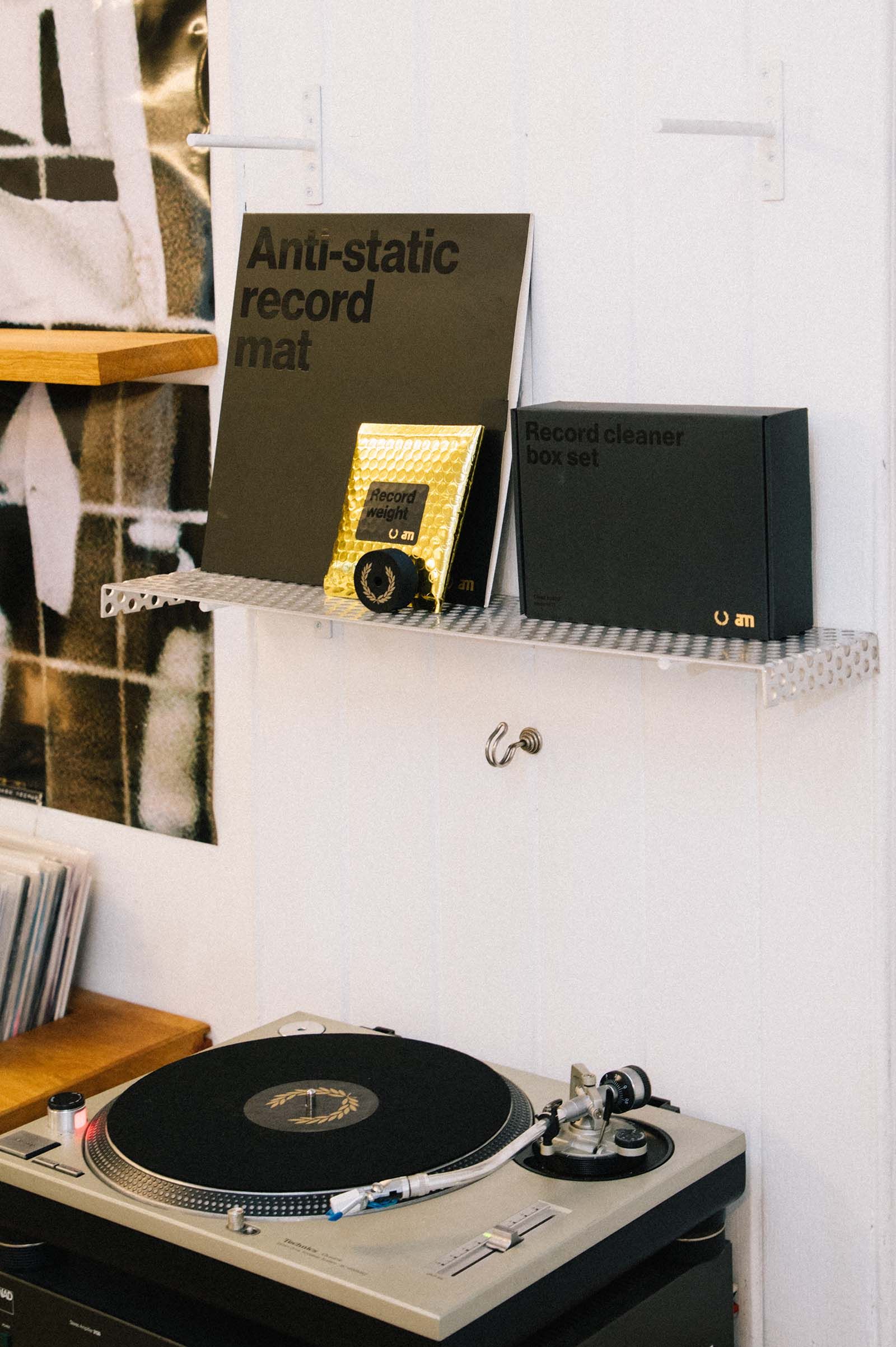 Record Cleaner Set Black 7037762