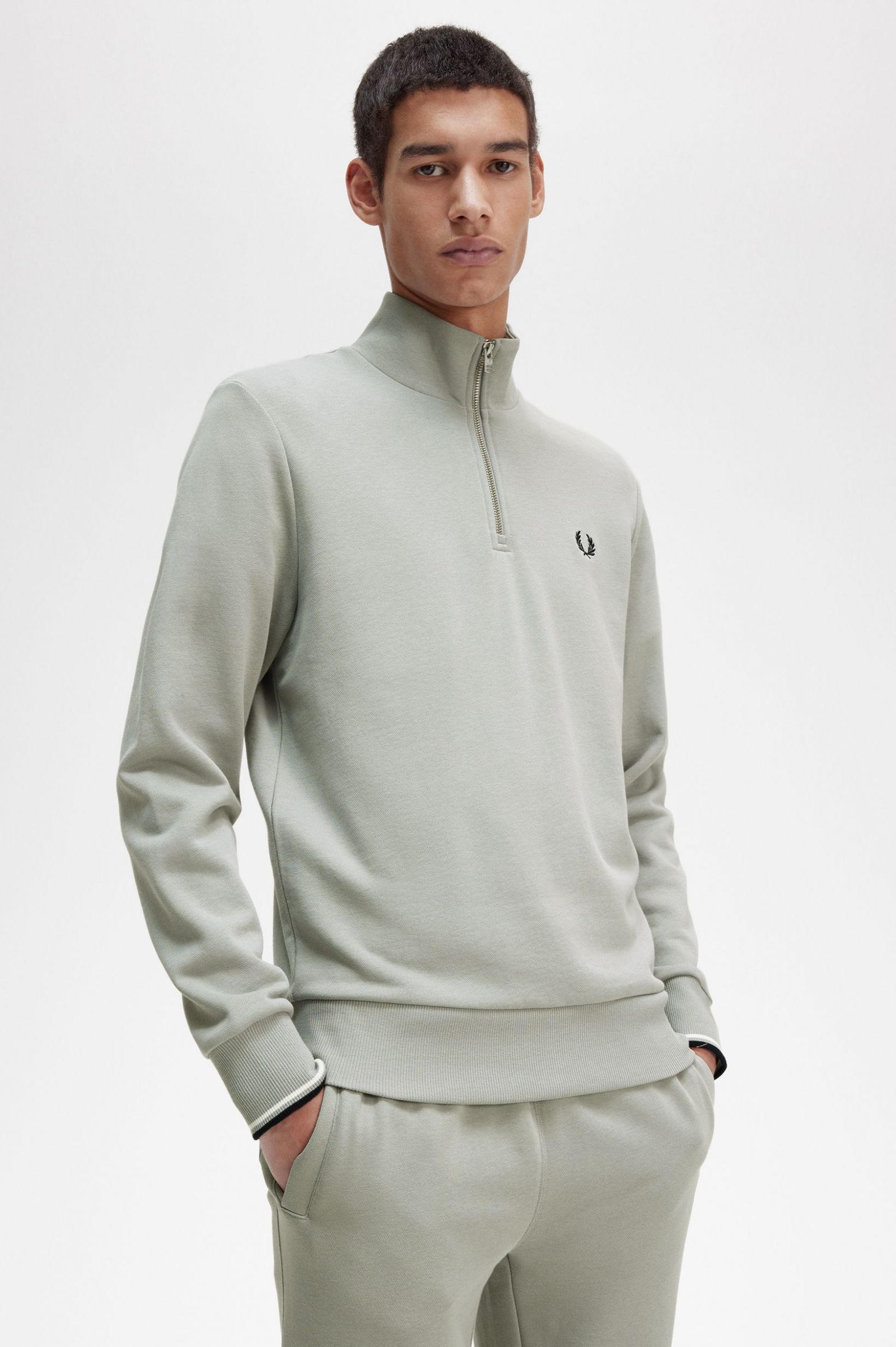 Half Zip Sweatshirt Limestone 7038849
