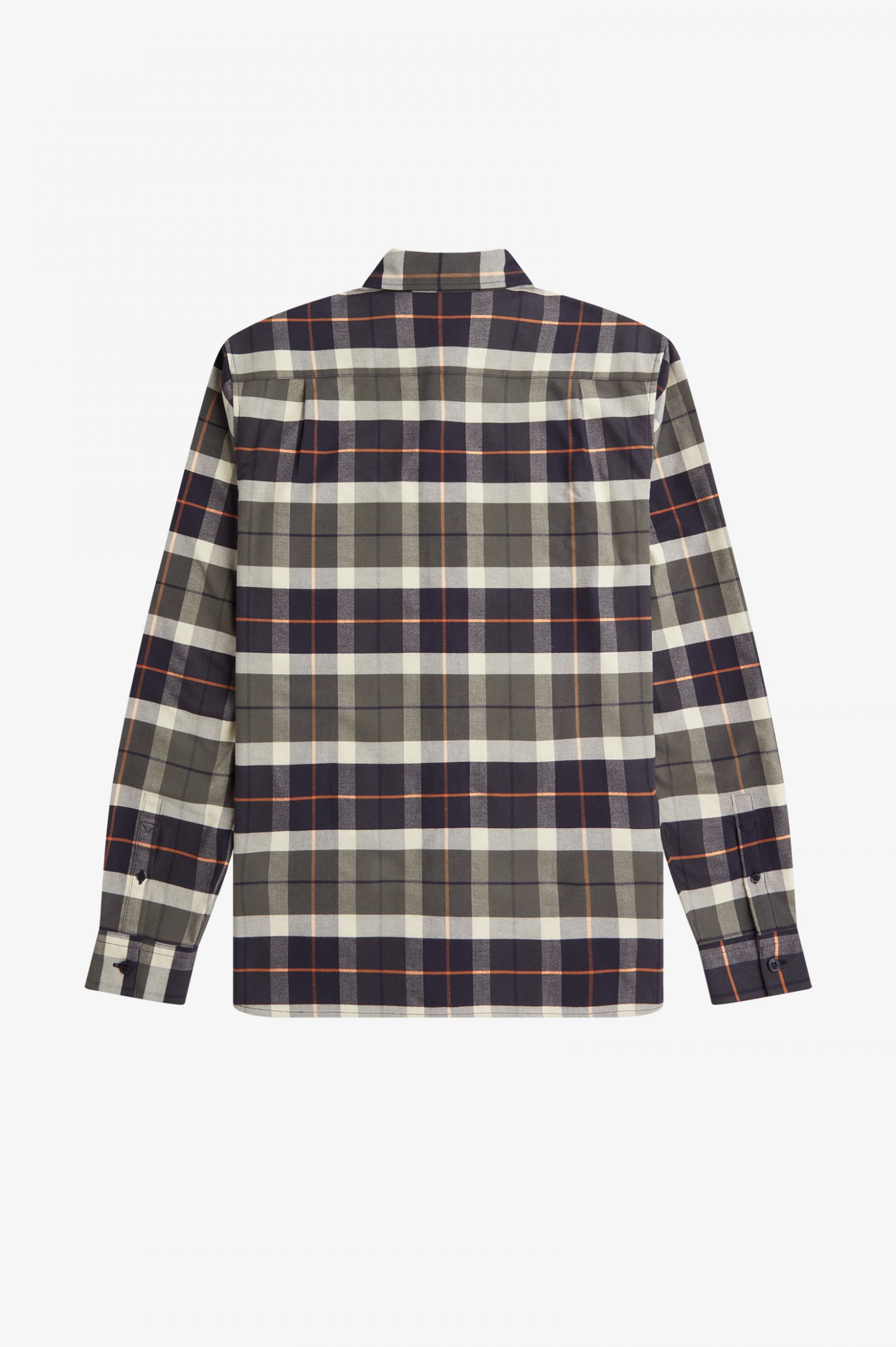 Brushed Tartan Shirt Field Green 7038681