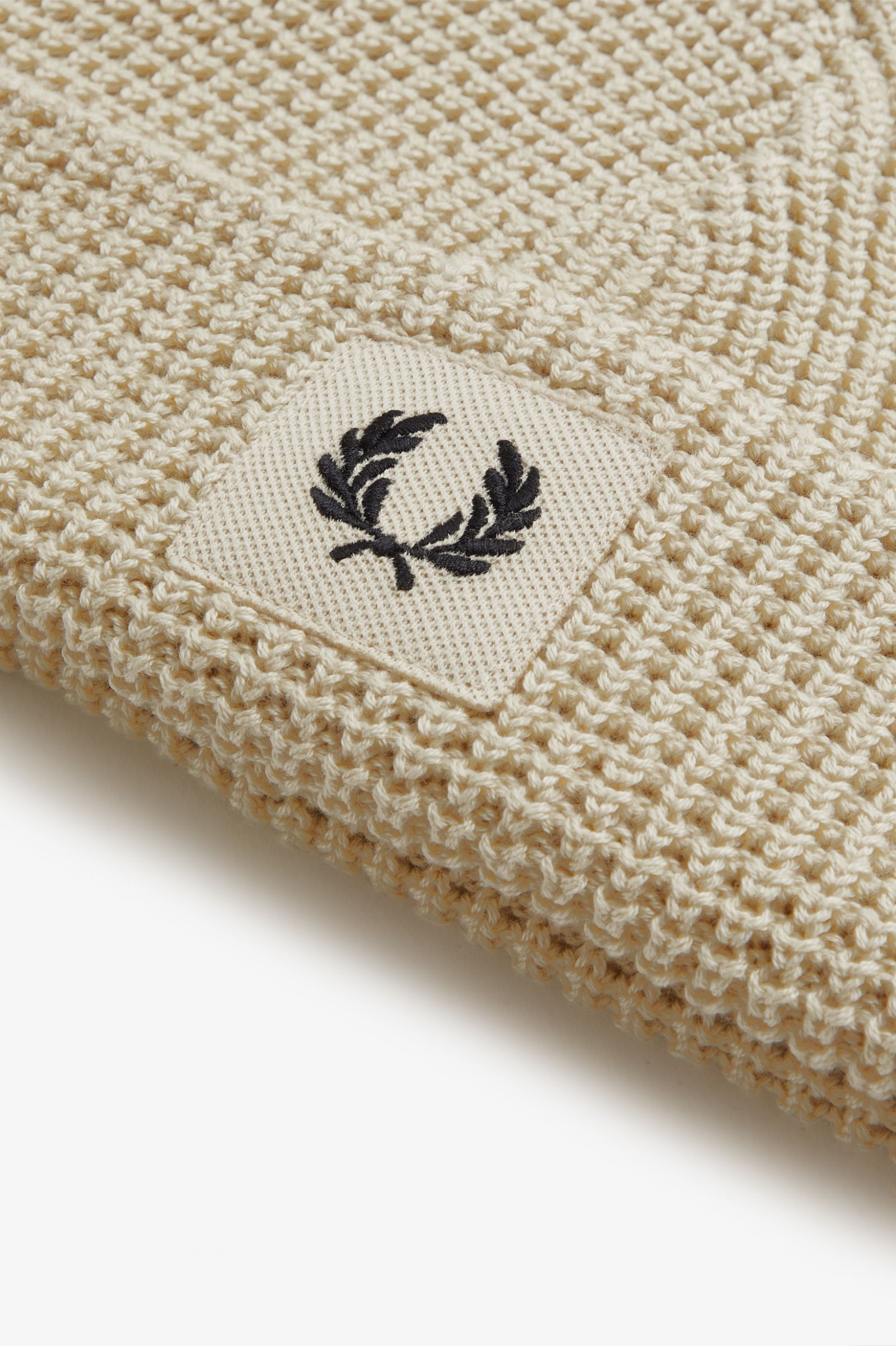 Waffle Knit Beanie Oatmeal / Black 7037779