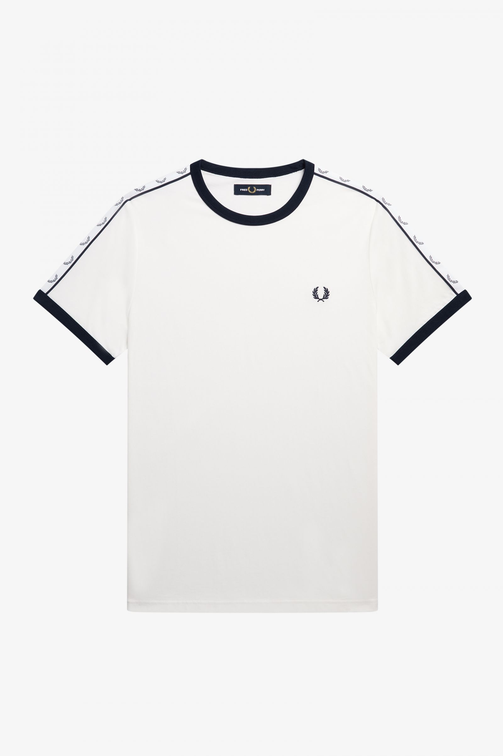 Taped Ringer T-Shirt Snow White 7038920