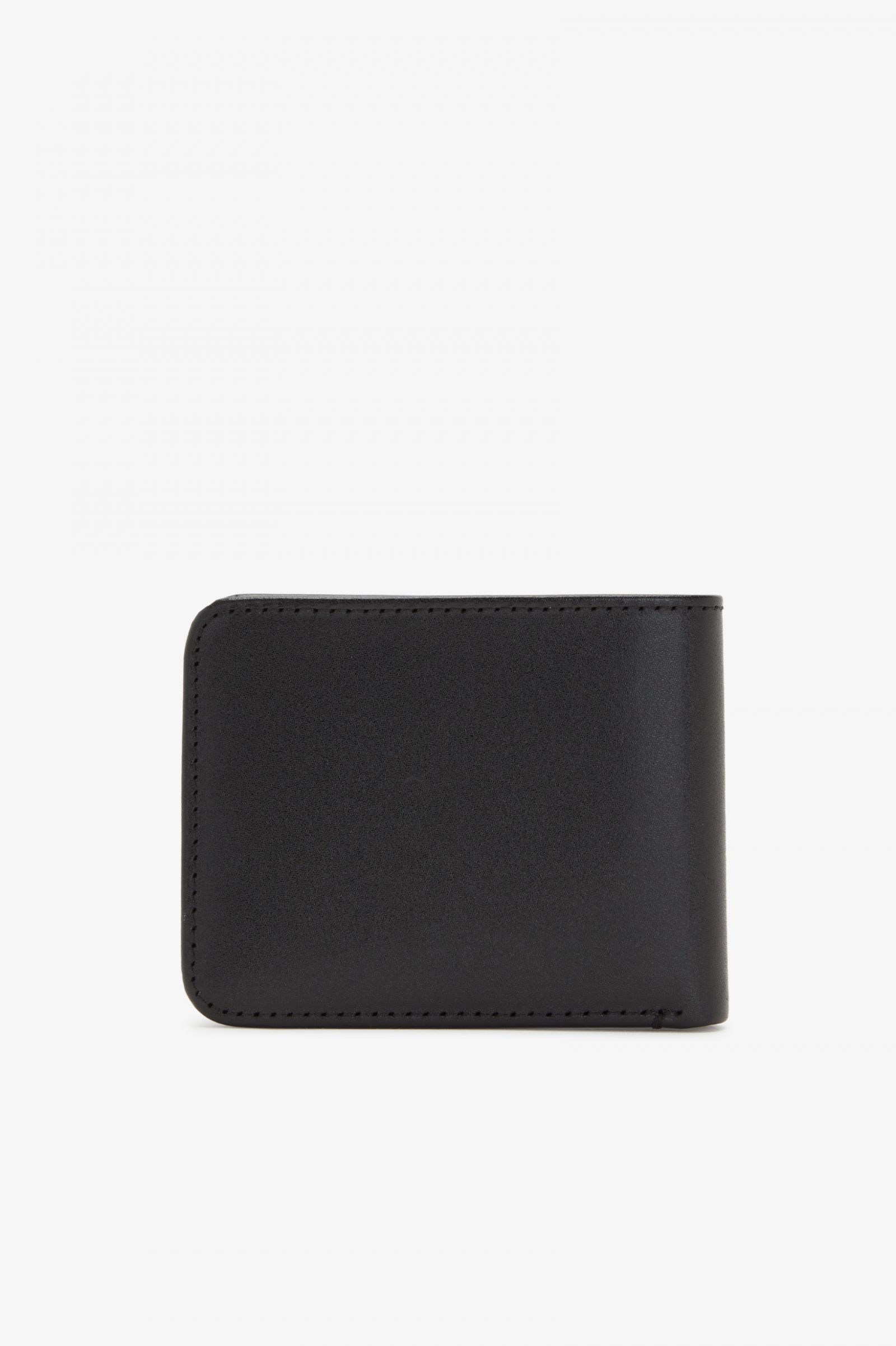 Burnished Leather Billfold Wallet Black 7037770