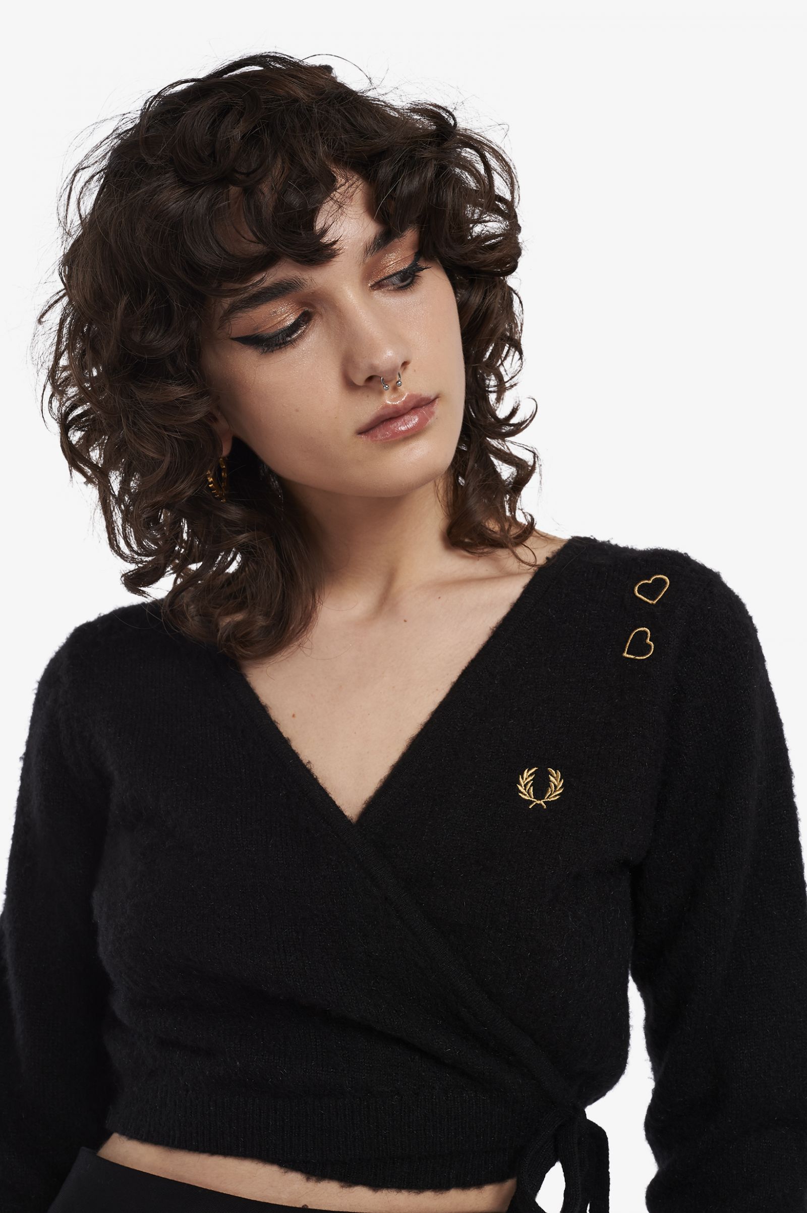 Amy Winehouse FoundationWrap Cardigan Tonal Leopard 7037988