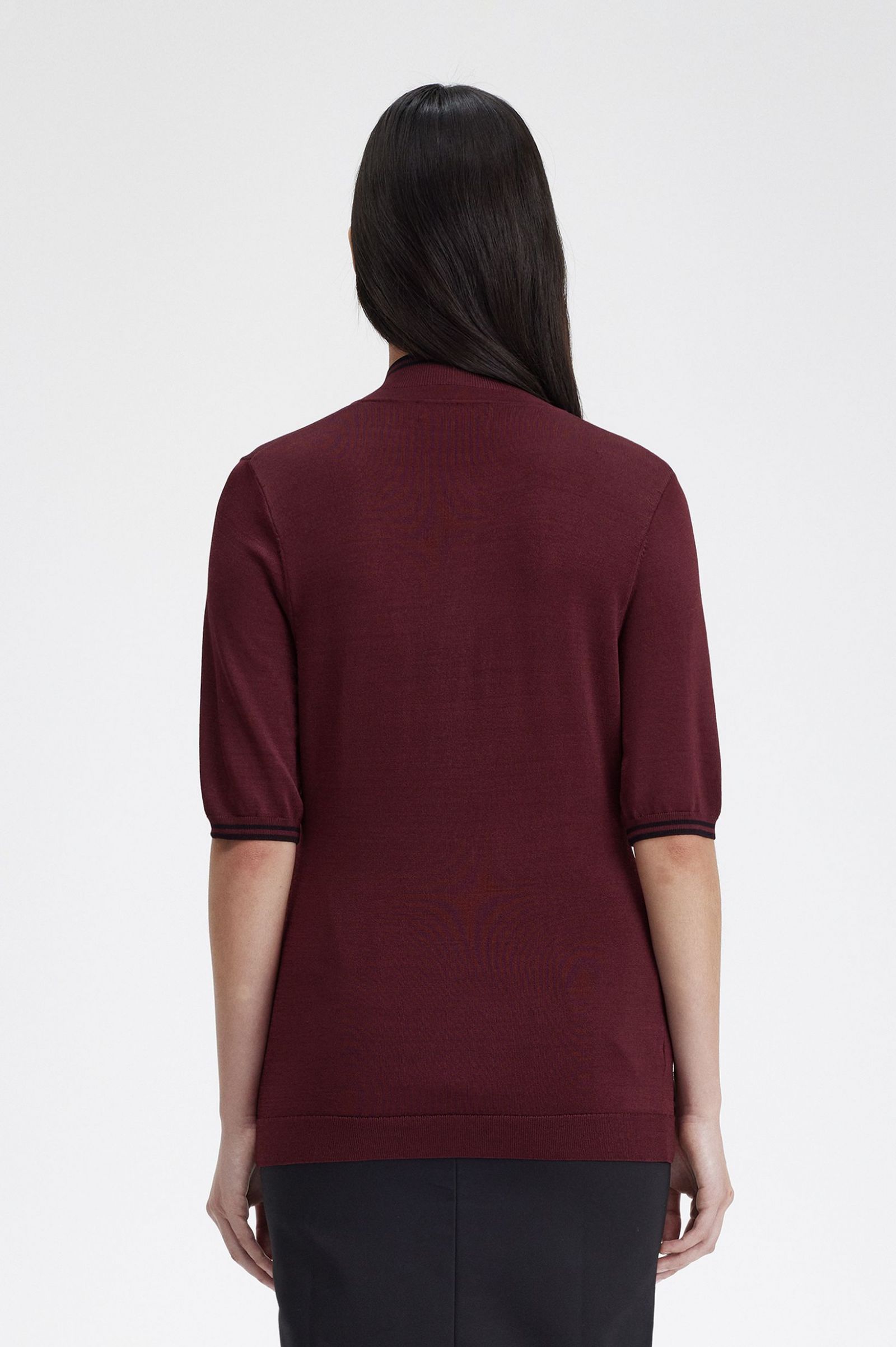 Amy Winehouse FoundationKnitted Shirt Oxblood 7039234
